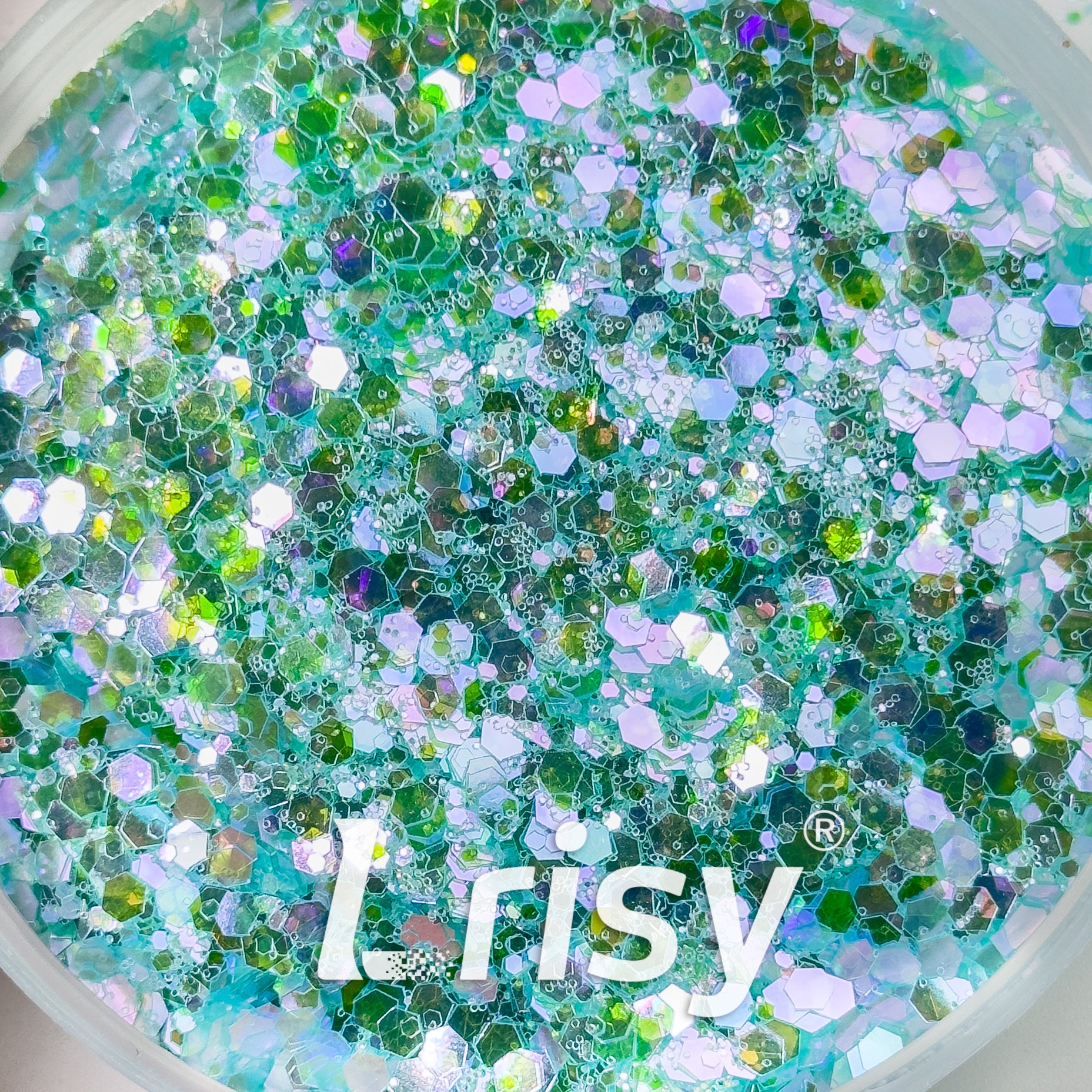 General Mixed High Brightness Mint Green Glitter HX4108