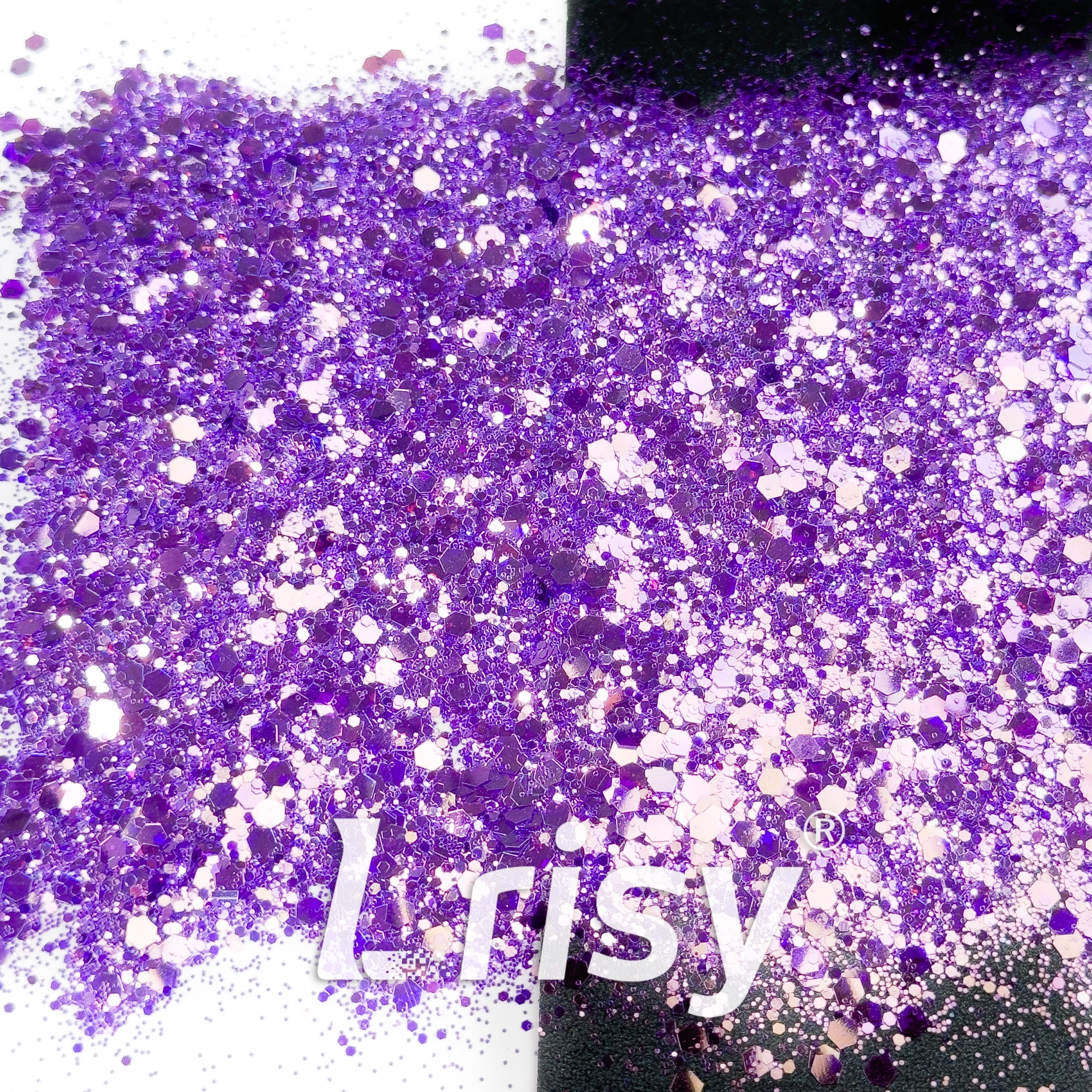 General Mixed High Brightness Purple Glitter HX5507