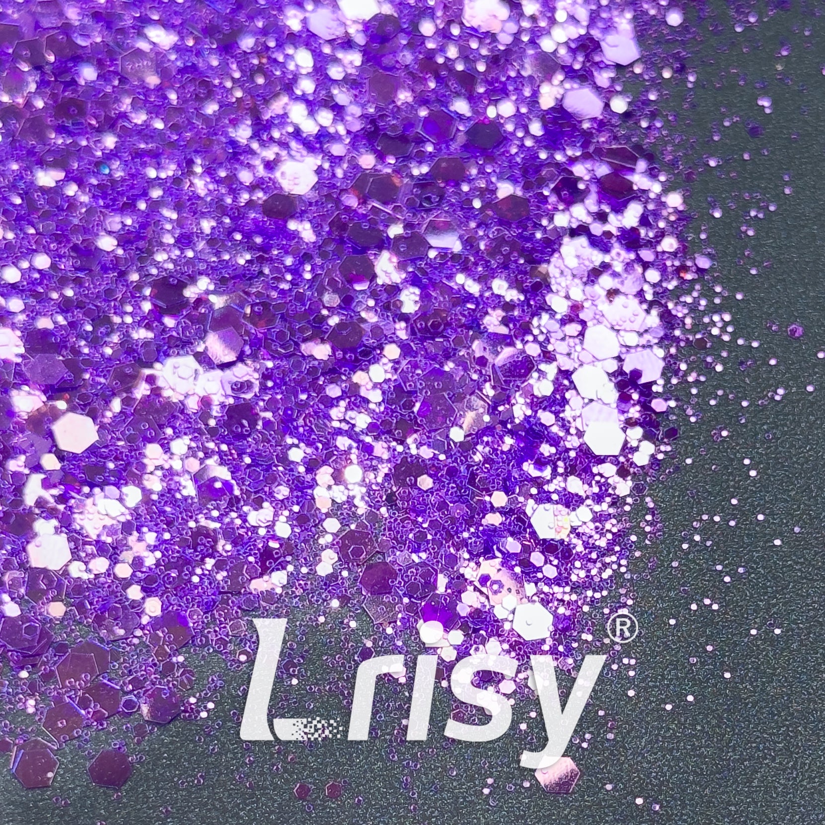 General Mixed High Brightness Purple Glitter HX5507