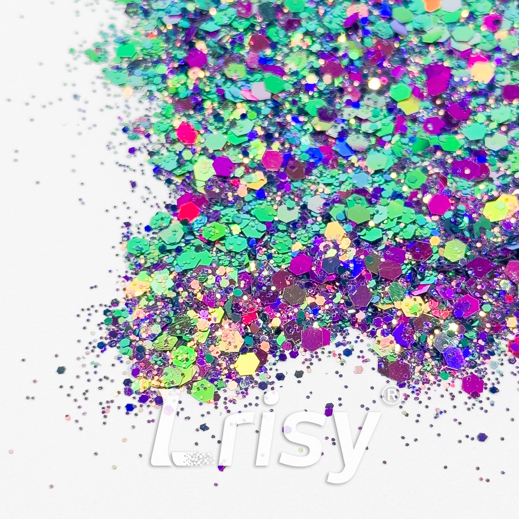 General Mixed Iridescent Phantom Purple Glitter BSX008