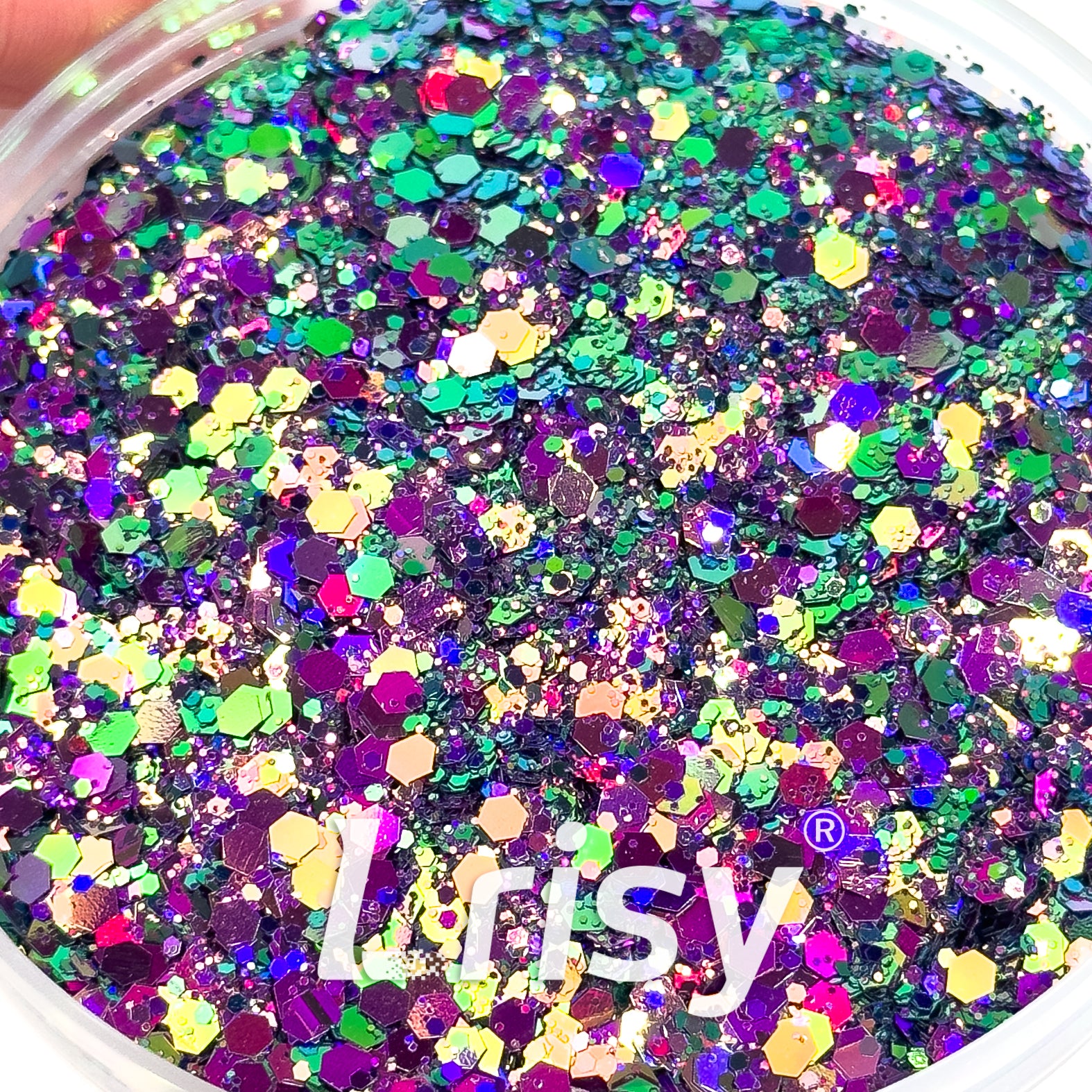 General Mixed Iridescent Phantom Purple Glitter BSX008