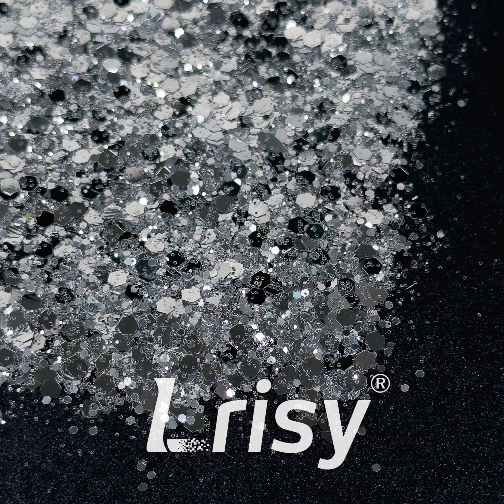 General Mixed Silver Glitter B0100
