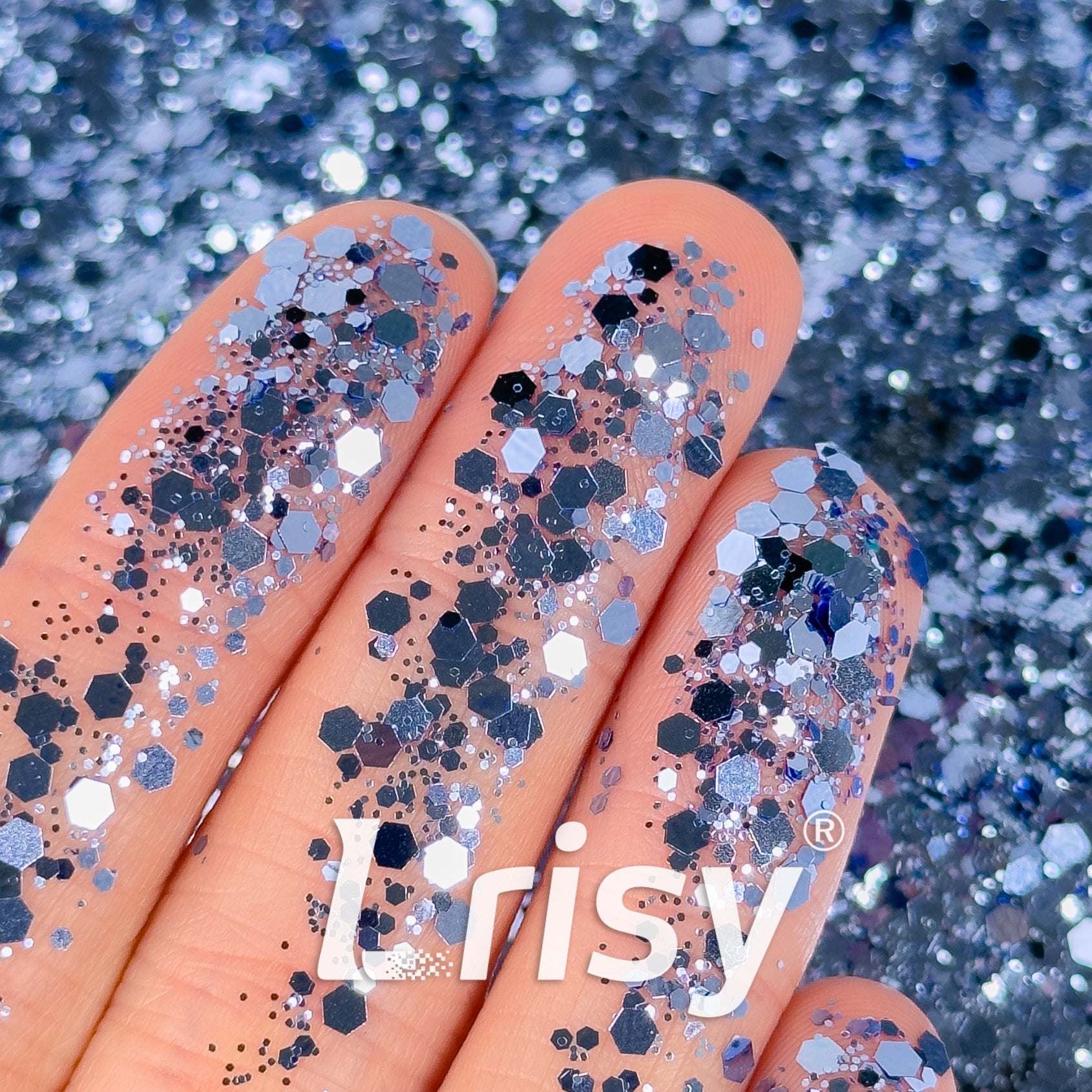 General Mixed Berlin Blue Glitter B0712