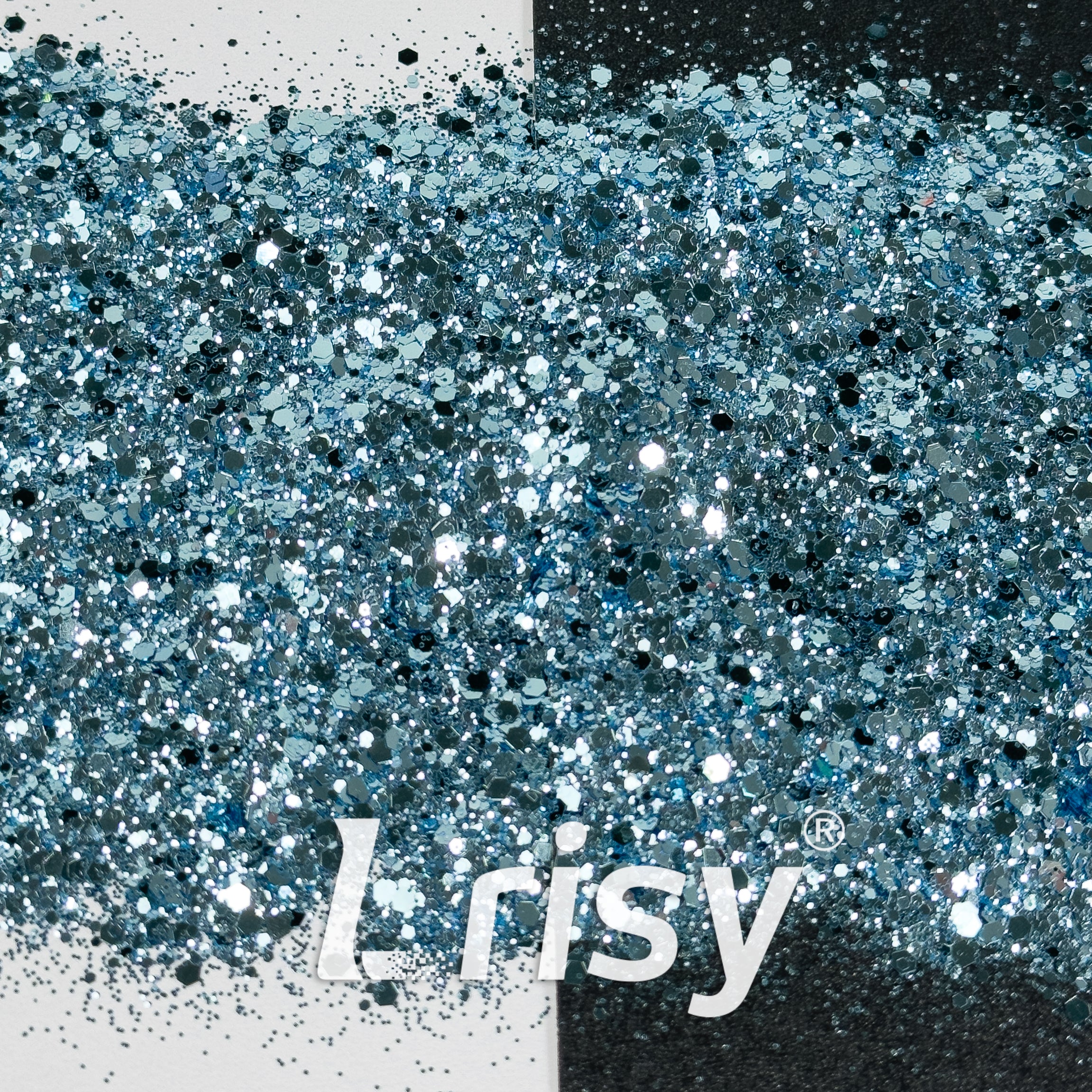 General Mixed Sky Blue Glitter B0710