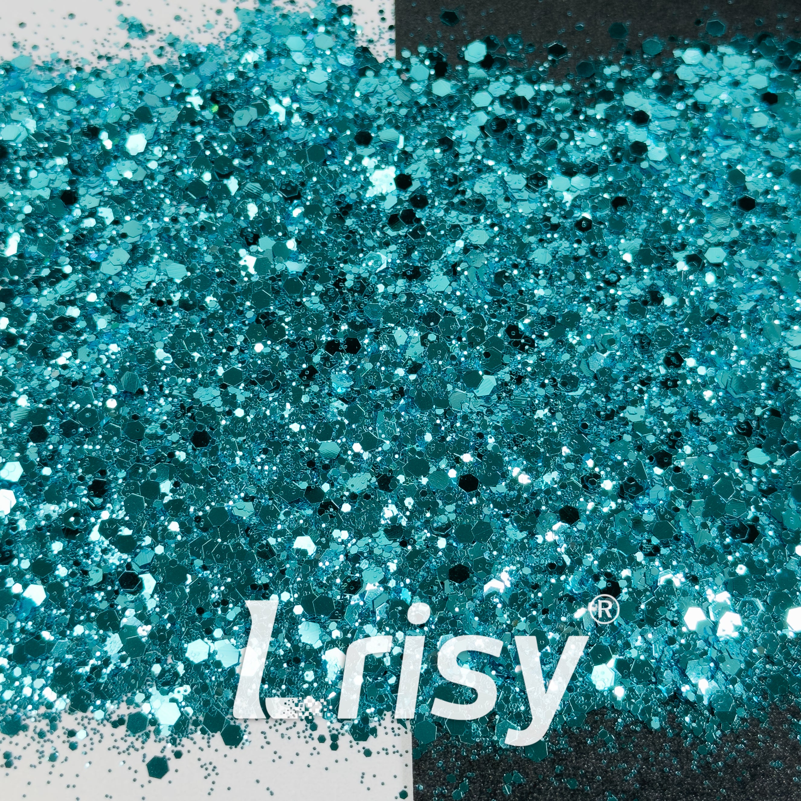 General Mixed Sky Blue Glitter B0711