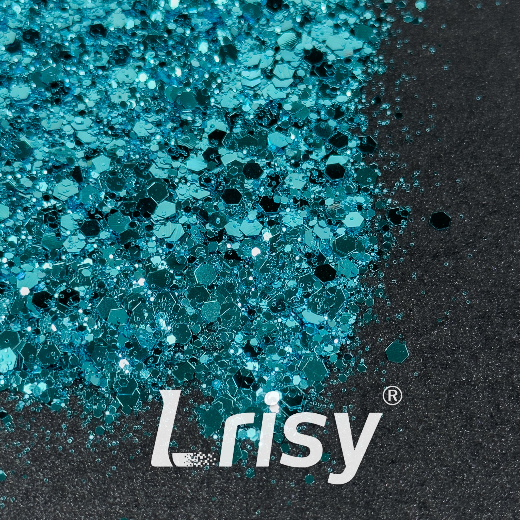 General Mixed Sky Blue Glitter B0711