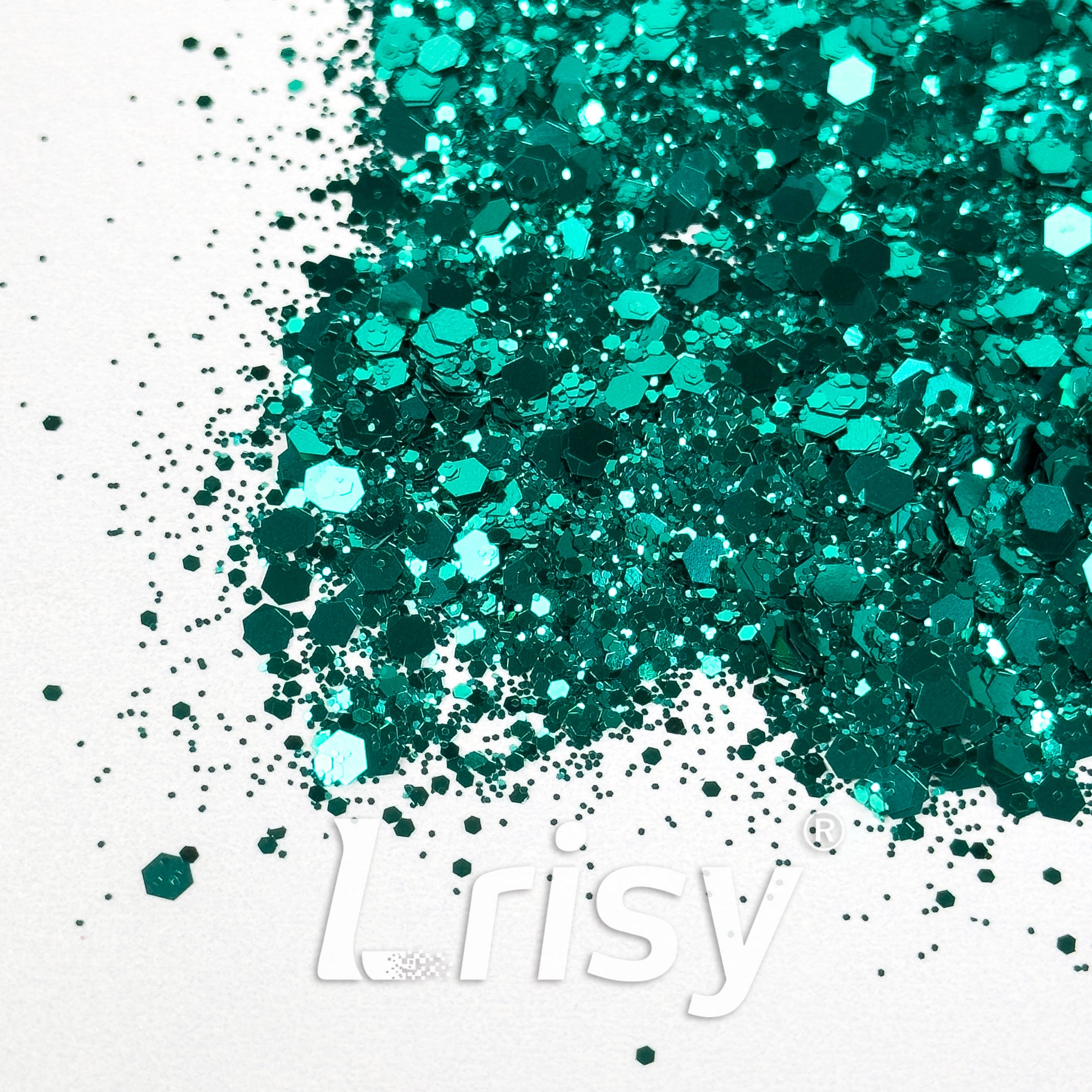 General Mixed Emerald Green Glitter B0700