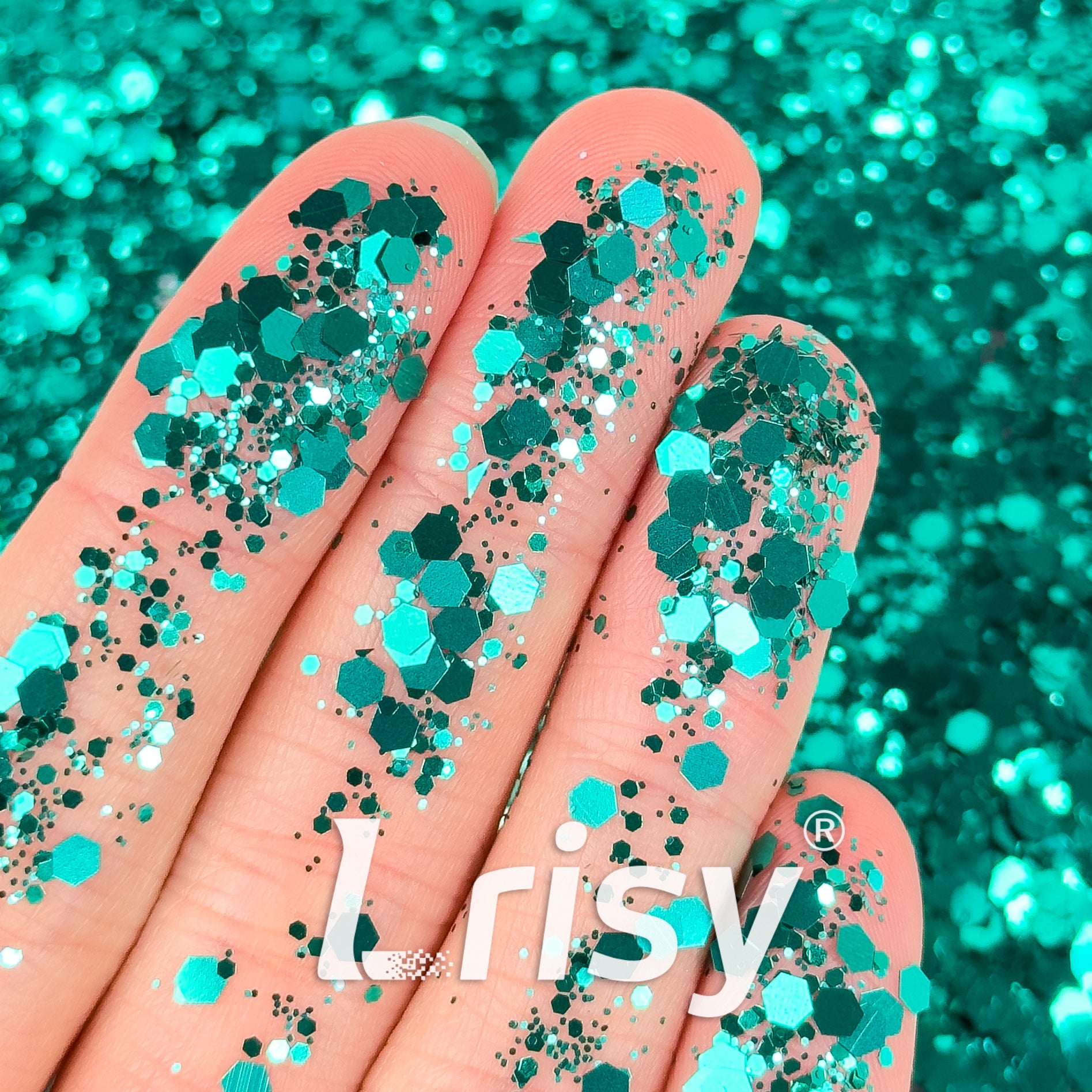 General Mixed Emerald Green Glitter B0700