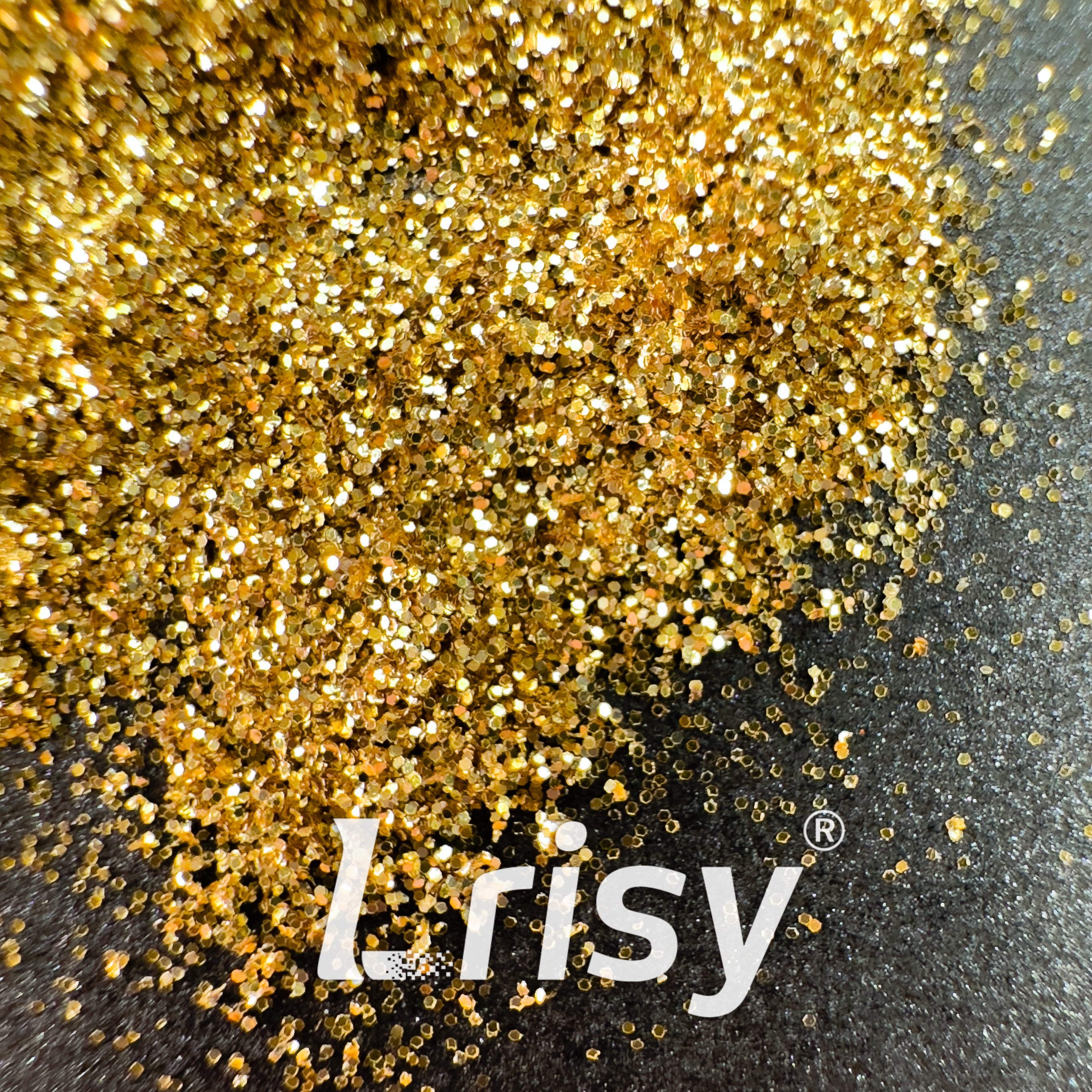 0.2mm Biodegradable Gold Fine Glitter Pure Color AKH206