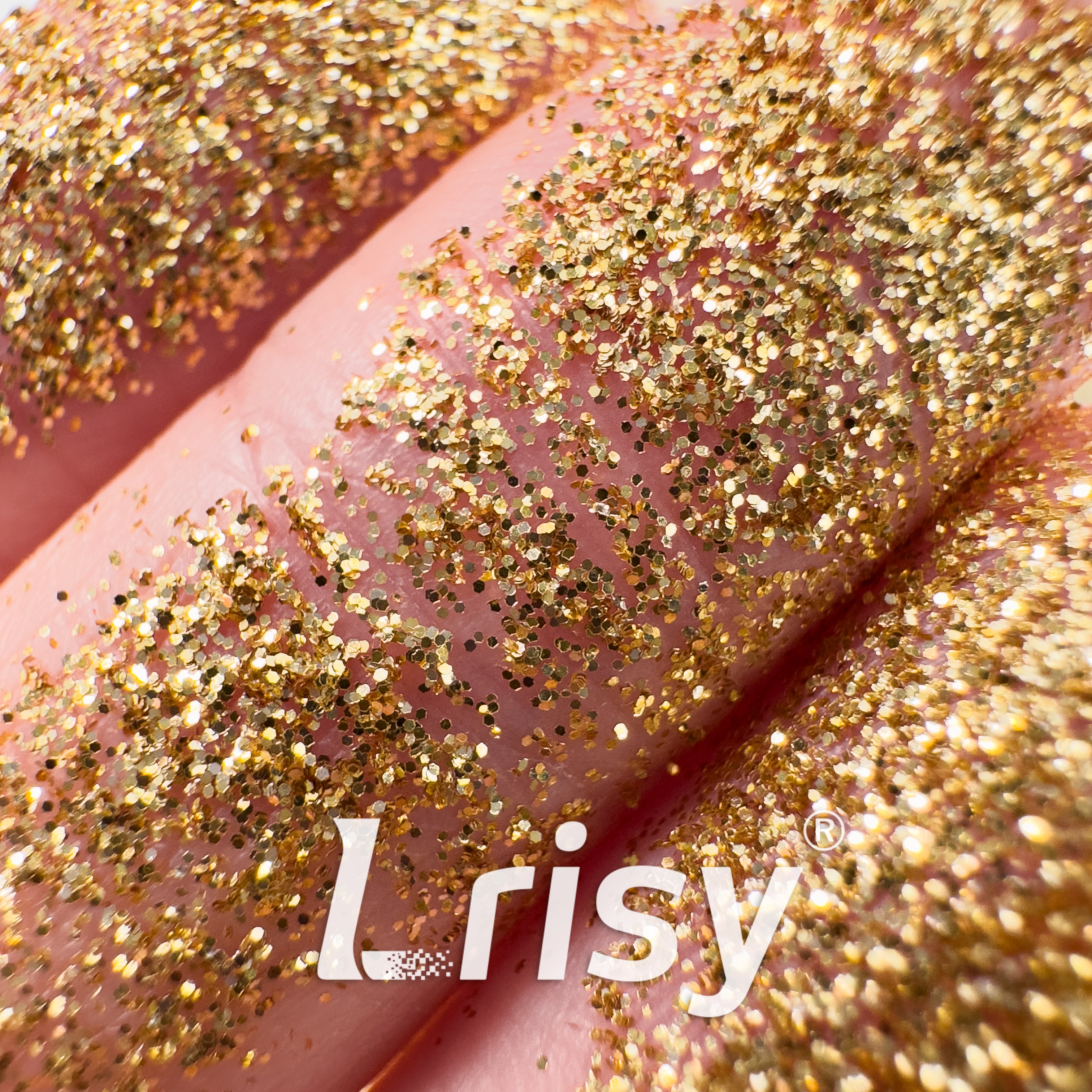 0.2mm Biodegradable Gold Fine Glitter Pure Color AKH206