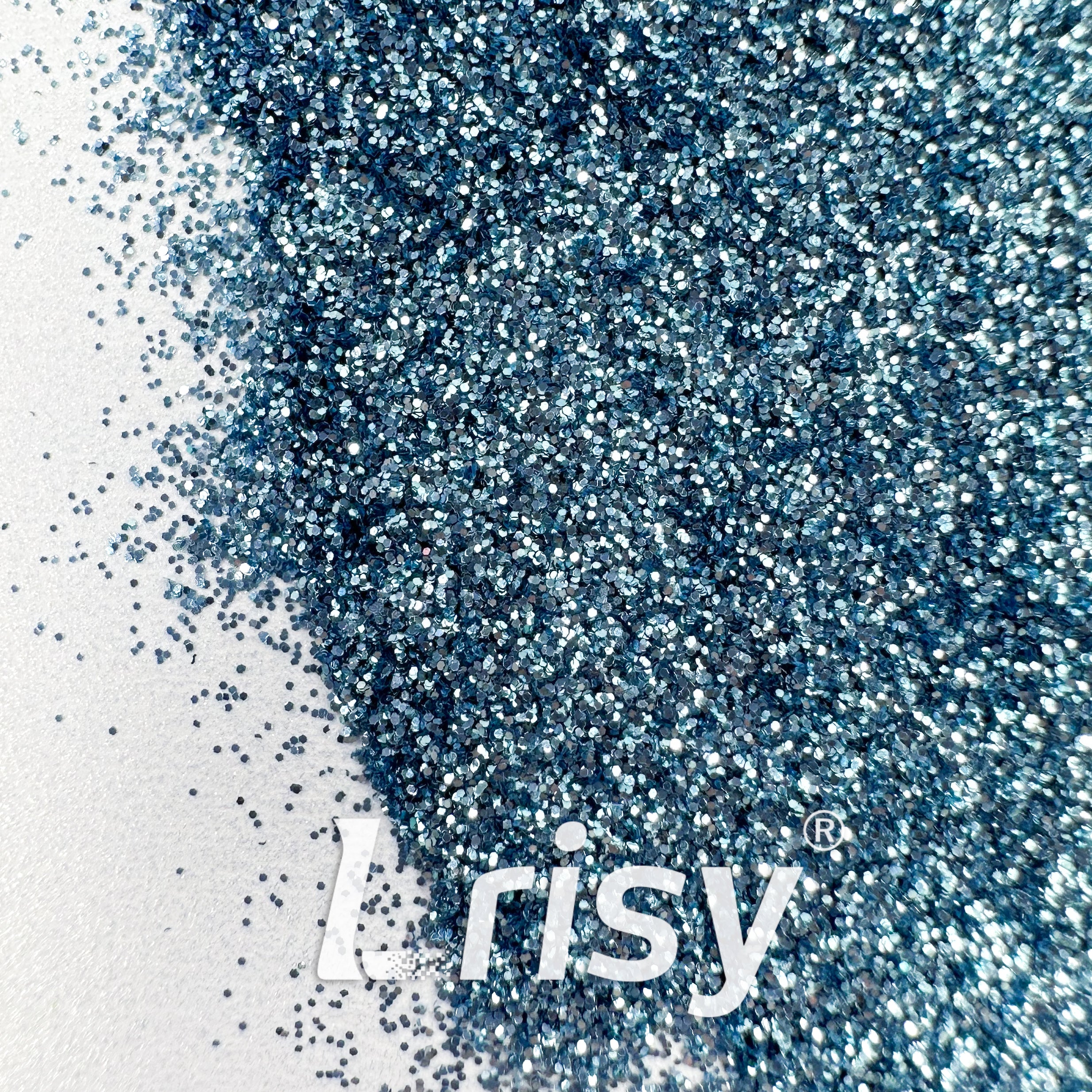 0.2mm Biodegradable Sky Blue Fine Glitter Pure Color AKH710