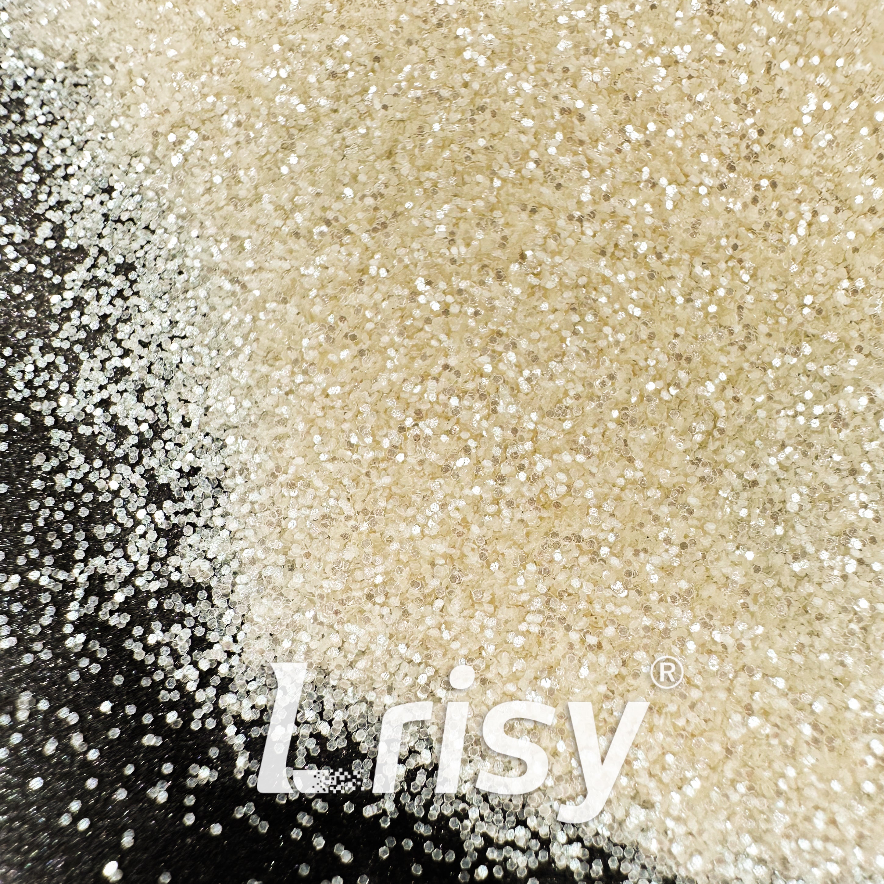 0.2mm Biodegradable Diamond Mirror Silver Fine Glitter Pure Color AKH100A