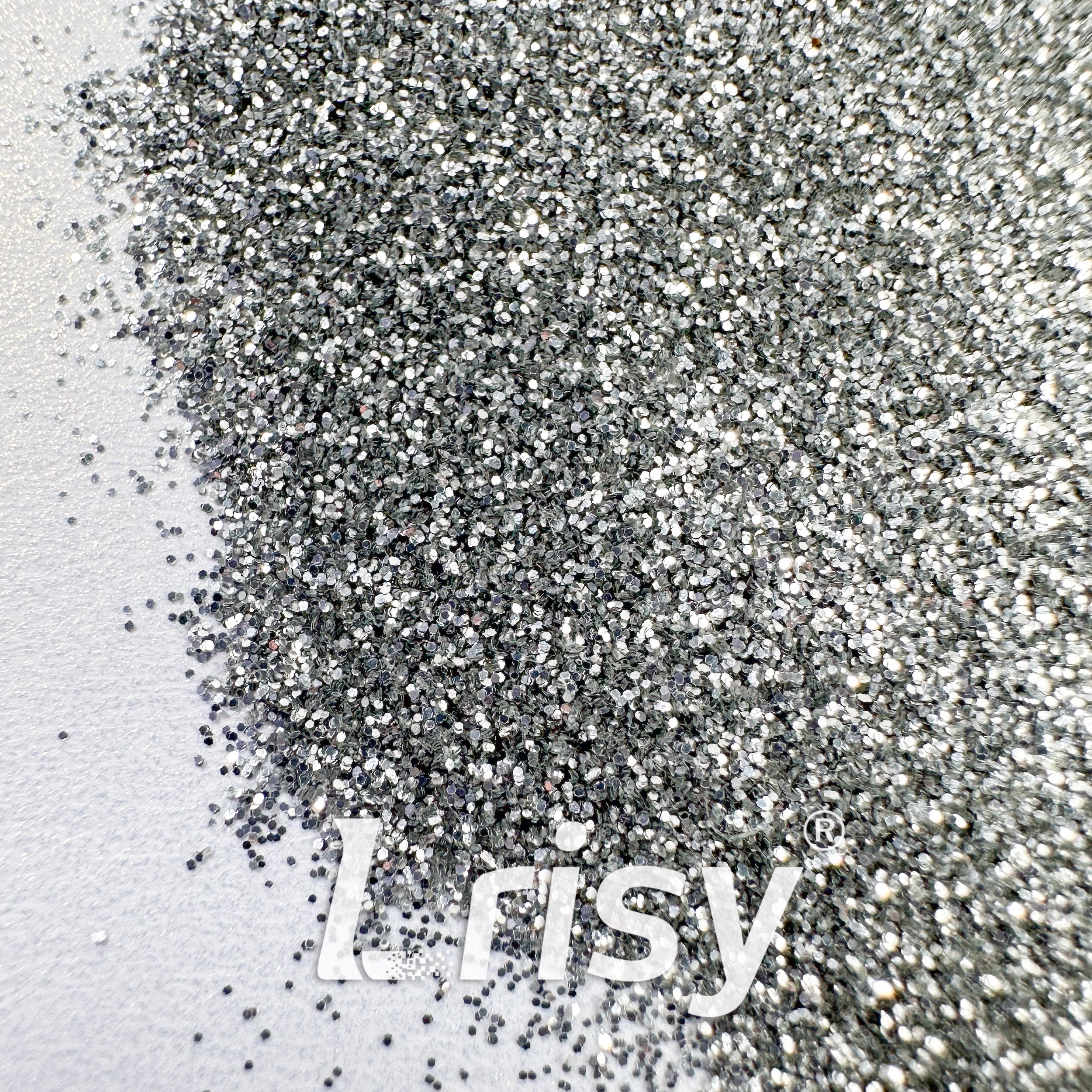 0.2mm Biodegradable Silver Fine Glitter Pure Color AKH100