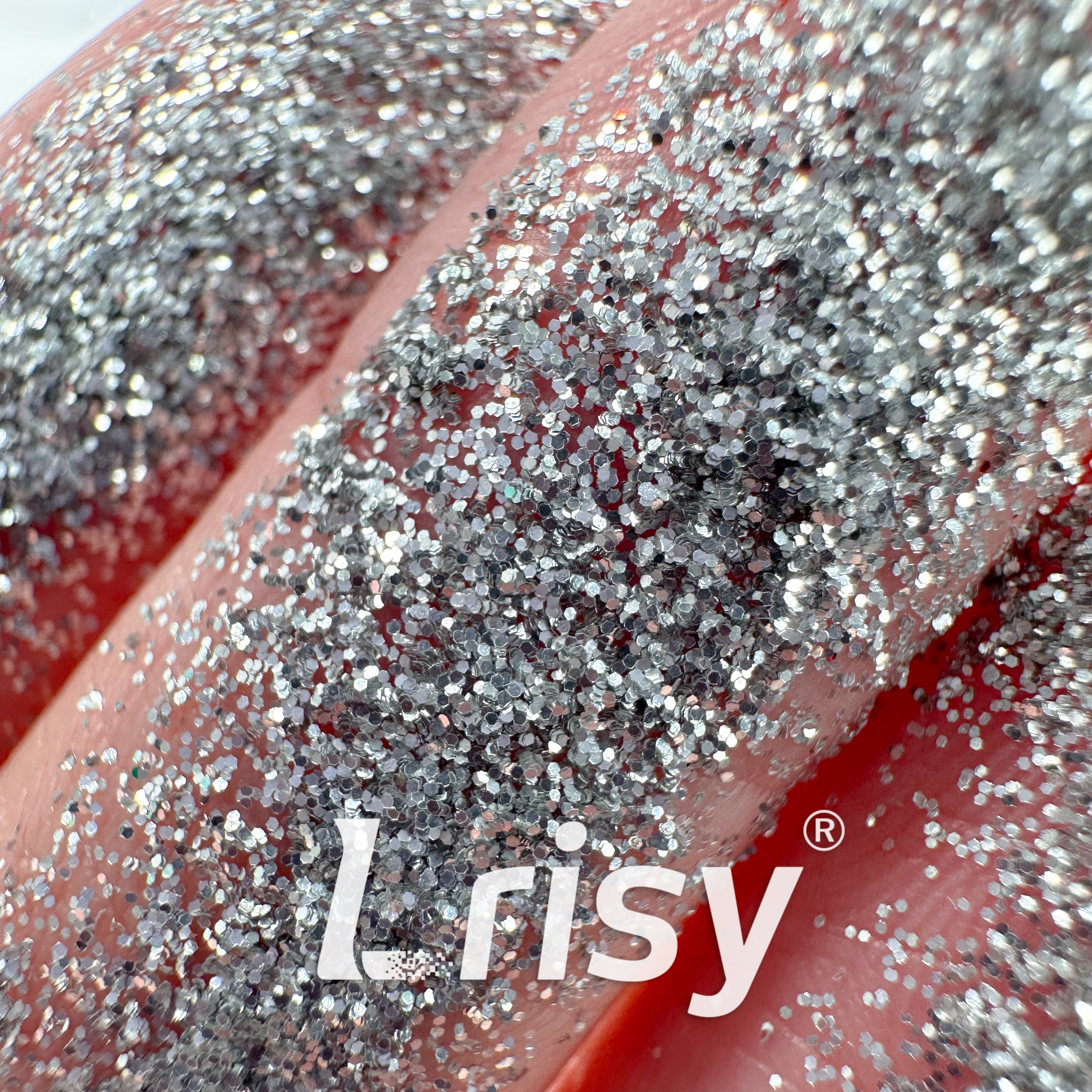 0.2mm Biodegradable Silver Fine Glitter Pure Color AKH100