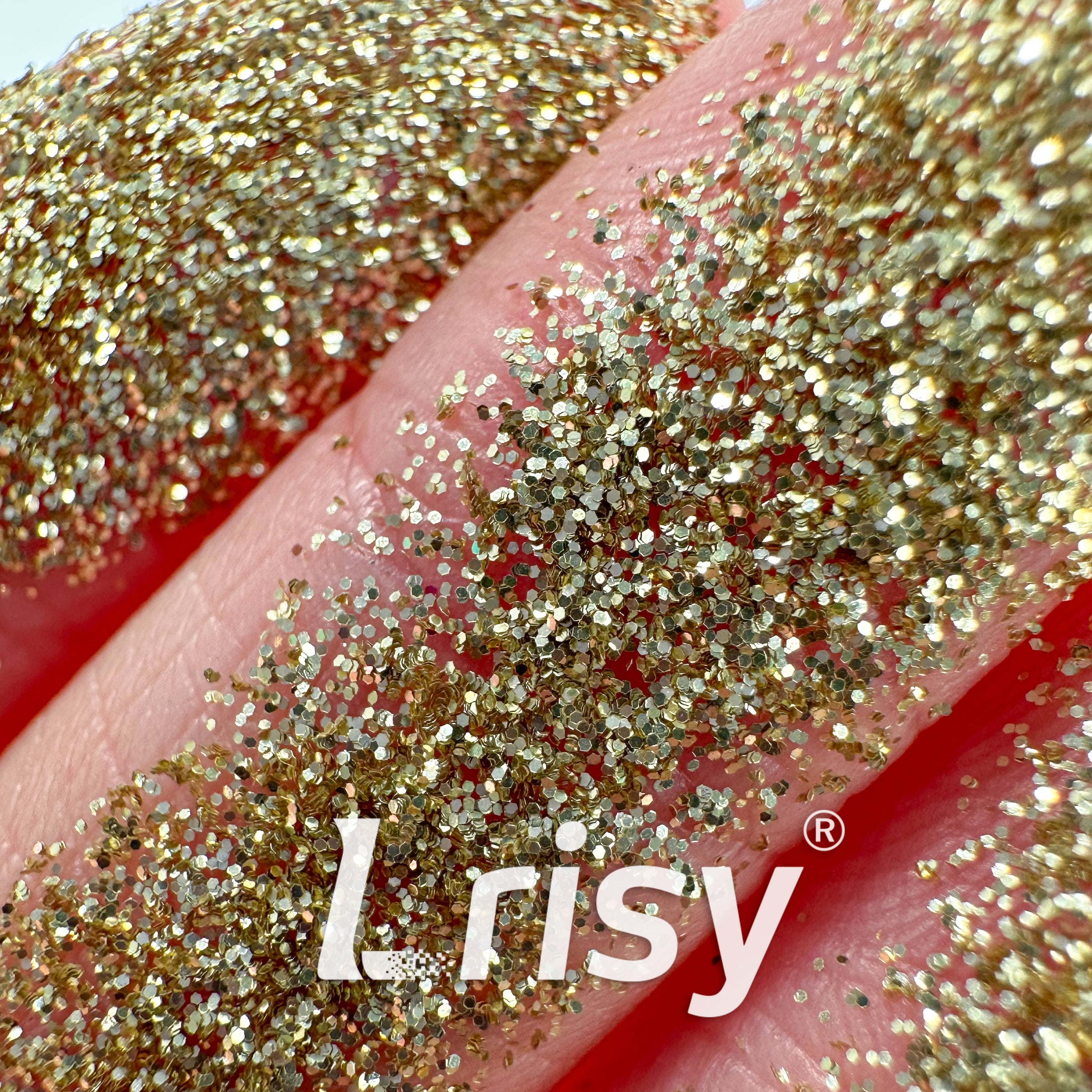 0.2mm Biodegradable Gold Fine Glitter Pure Color AKH212