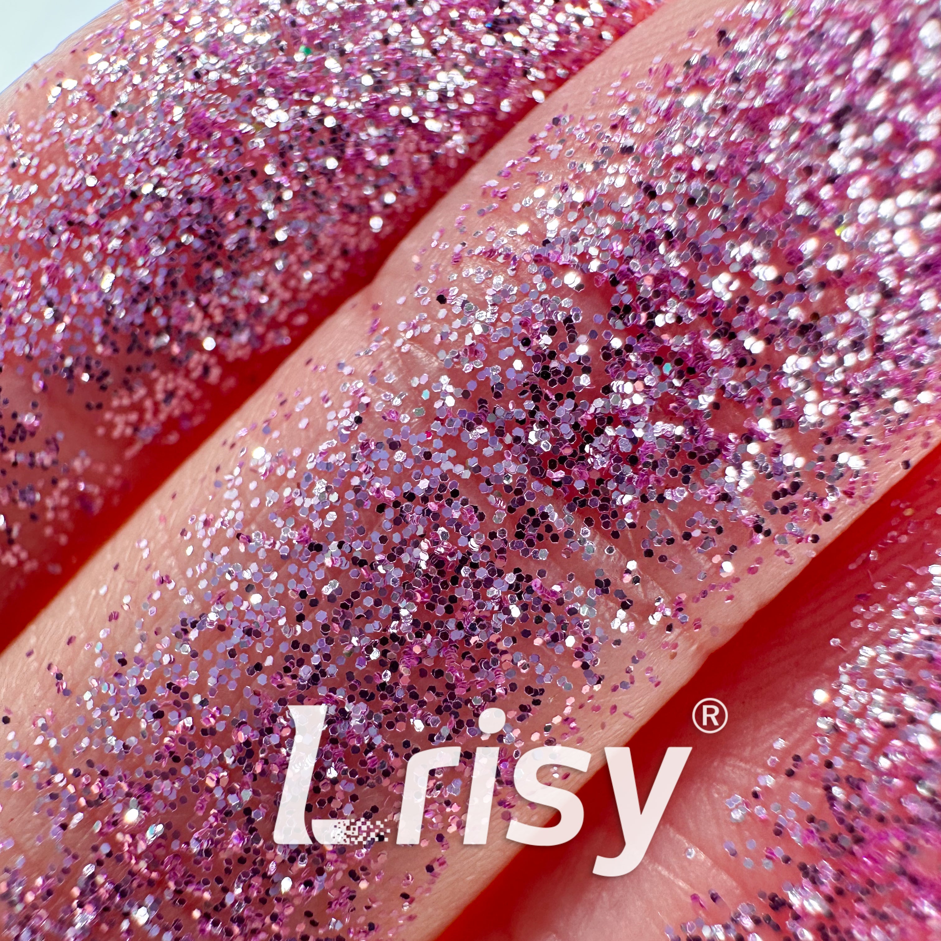 0.2mm Biodegradable Pink Fine Glitter Pure Color AKH920