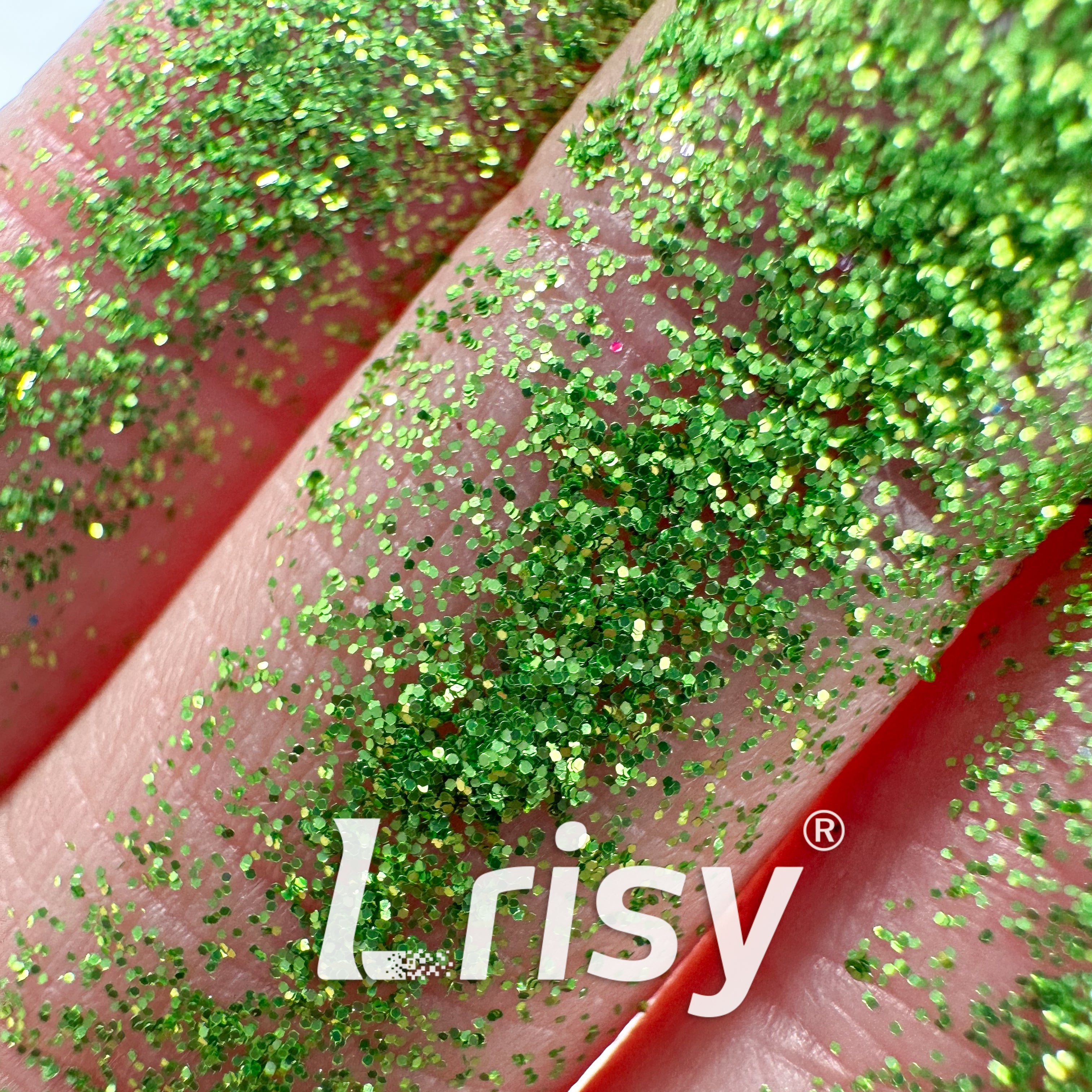 0.2mm Biodegradable Olive Green Fine Glitter Pure Color AKH612