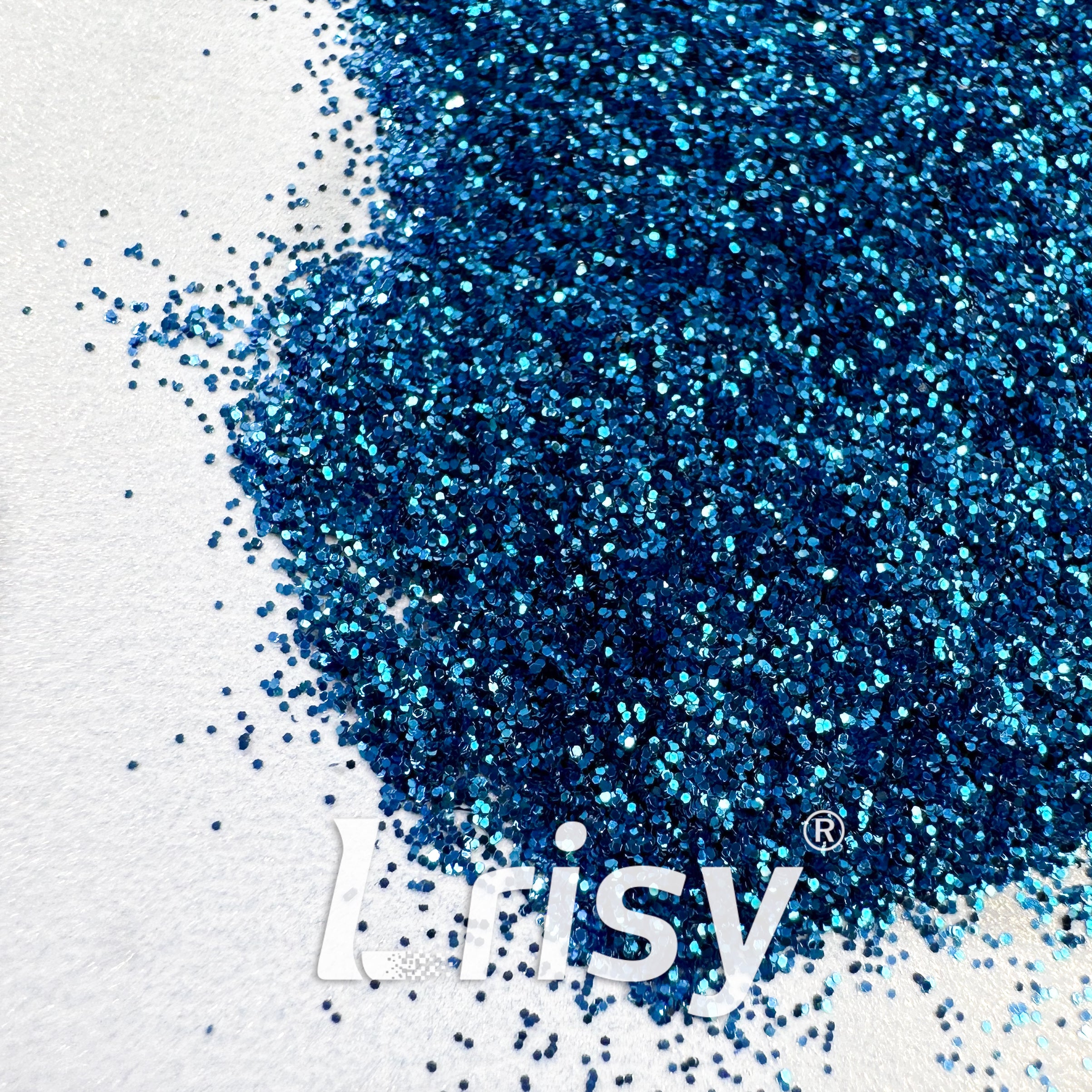 0.2mm Biodegradable Blue Fine Glitter Pure Color AKH706