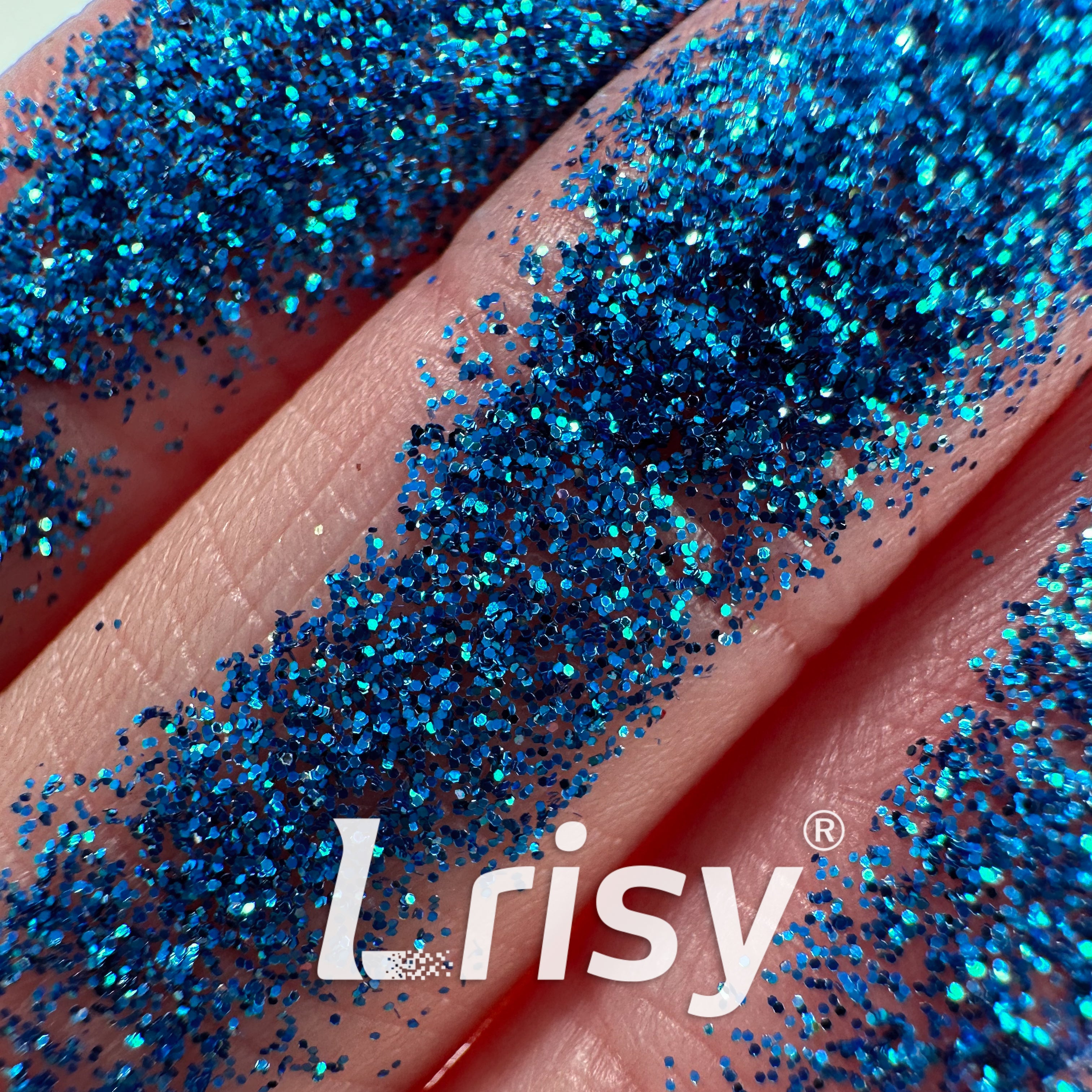 0.2mm Biodegradable Blue Fine Glitter Pure Color AKH706