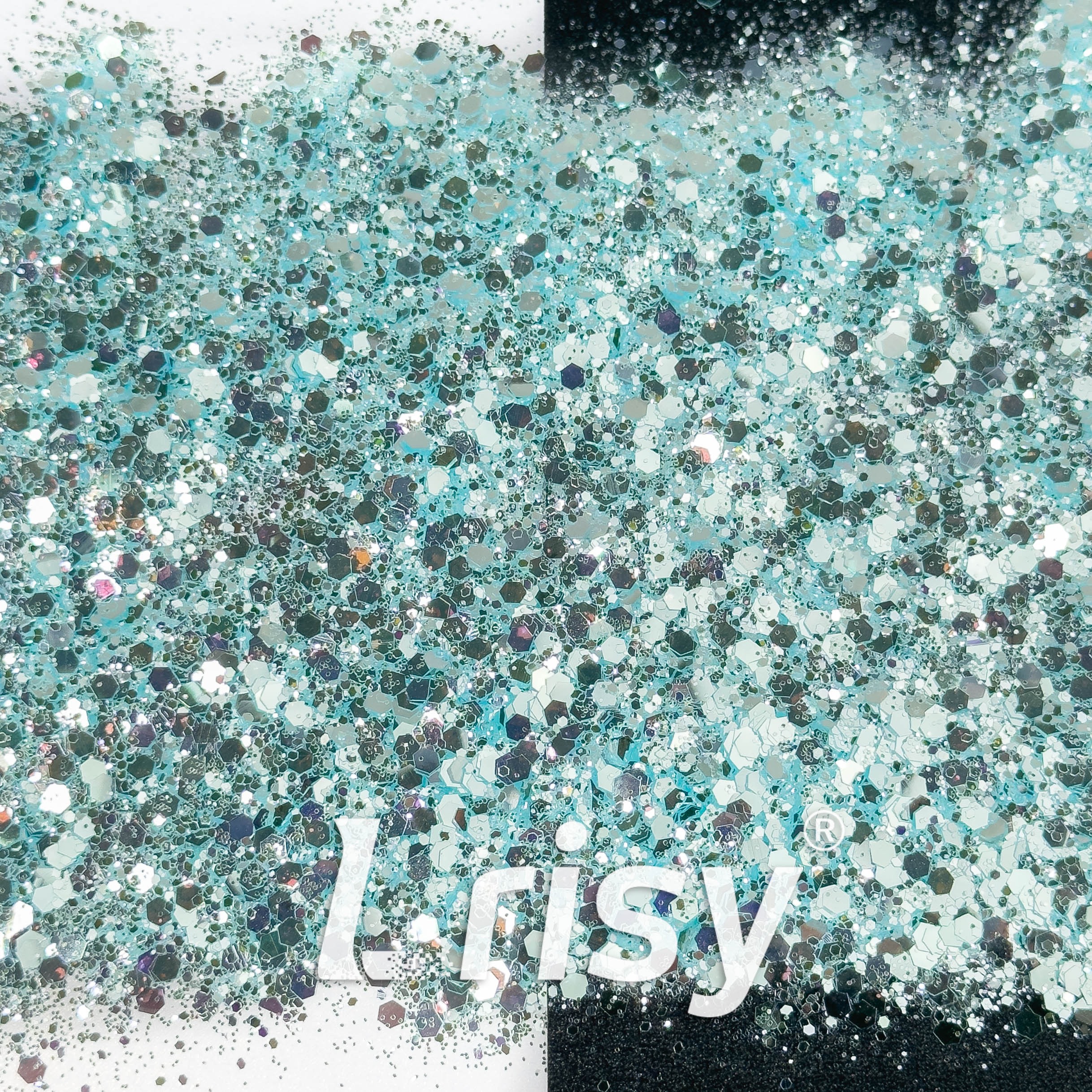 General Mixed High Brightness Blue Glitter 8003