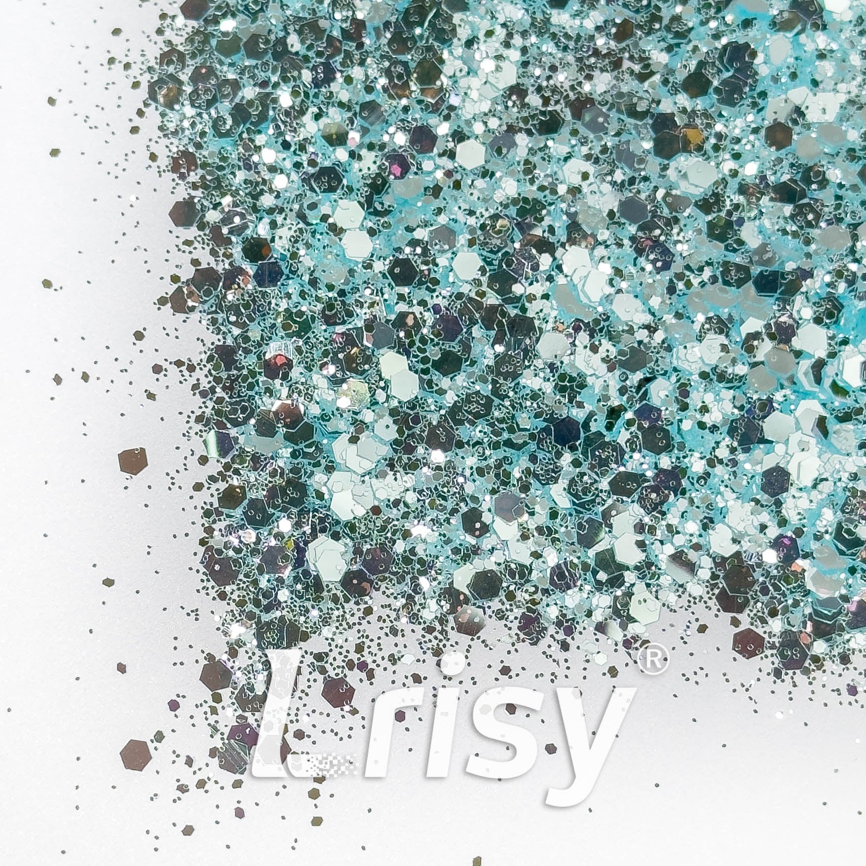 General Mixed High Brightness Blue Glitter 8003