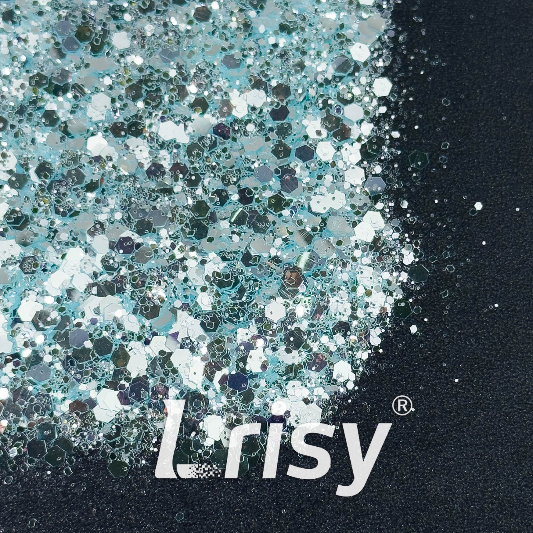 General Mixed High Brightness Blue Glitter 8003