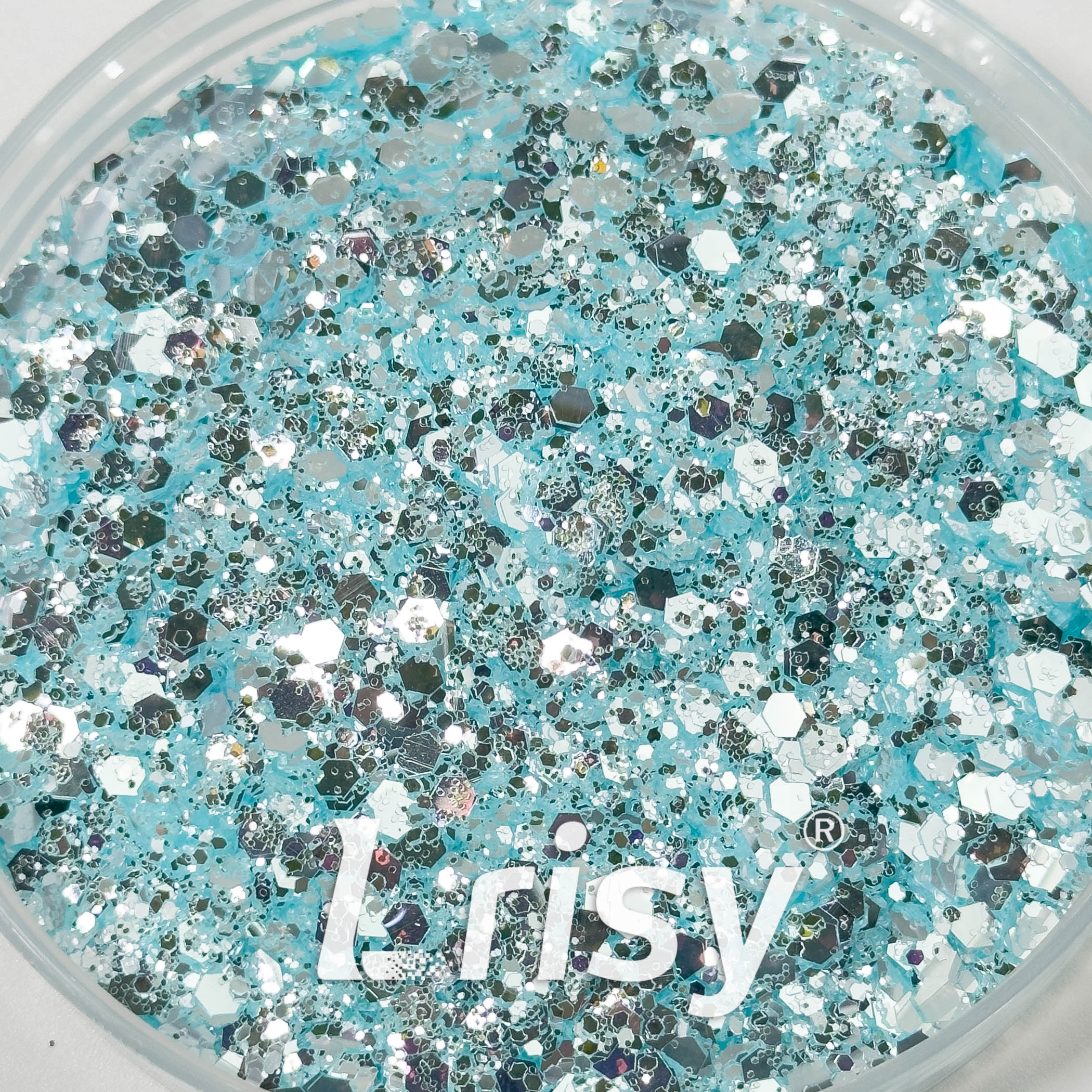 General Mixed High Brightness Blue Glitter 8003