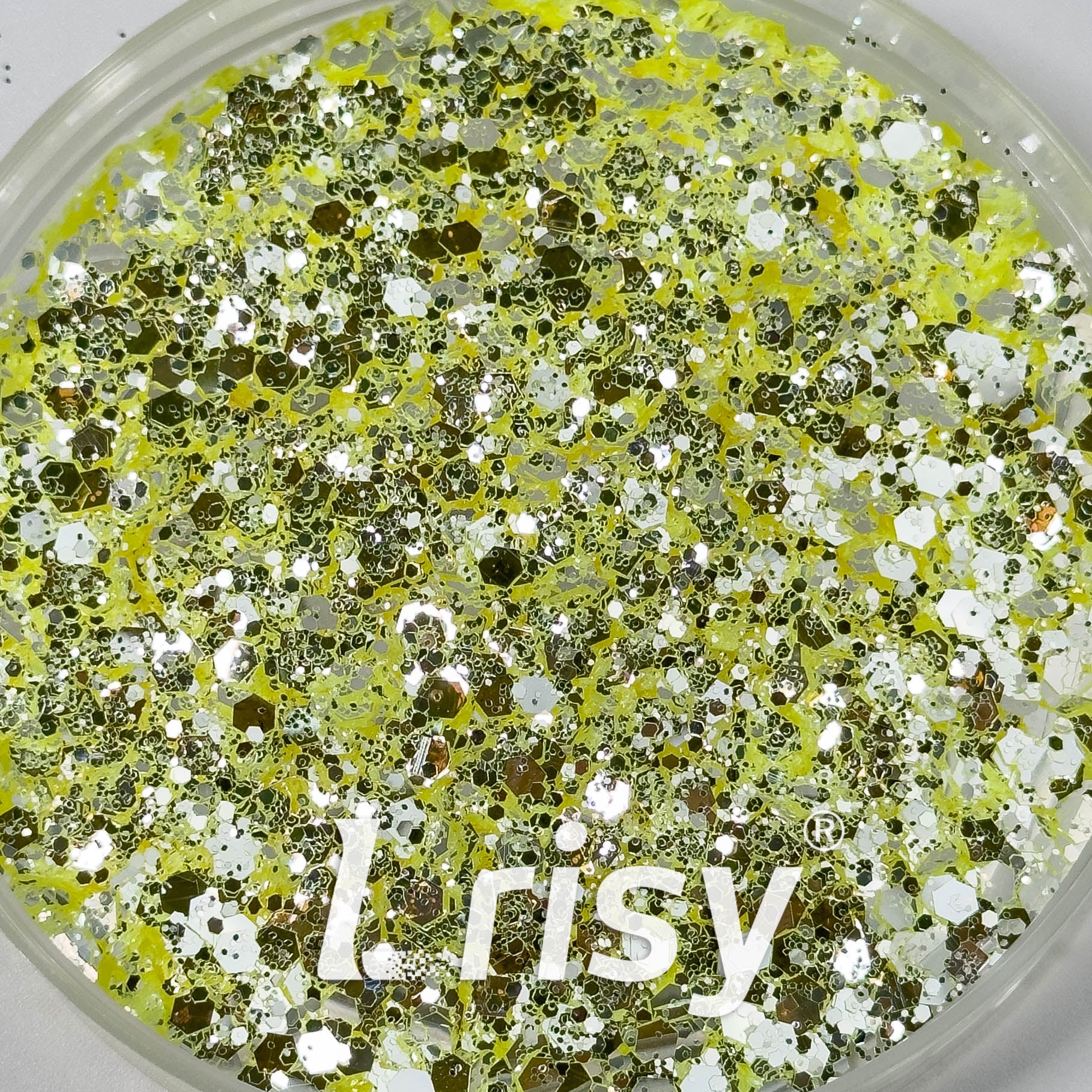 General Mixed High Brightness Green Glitter 8002