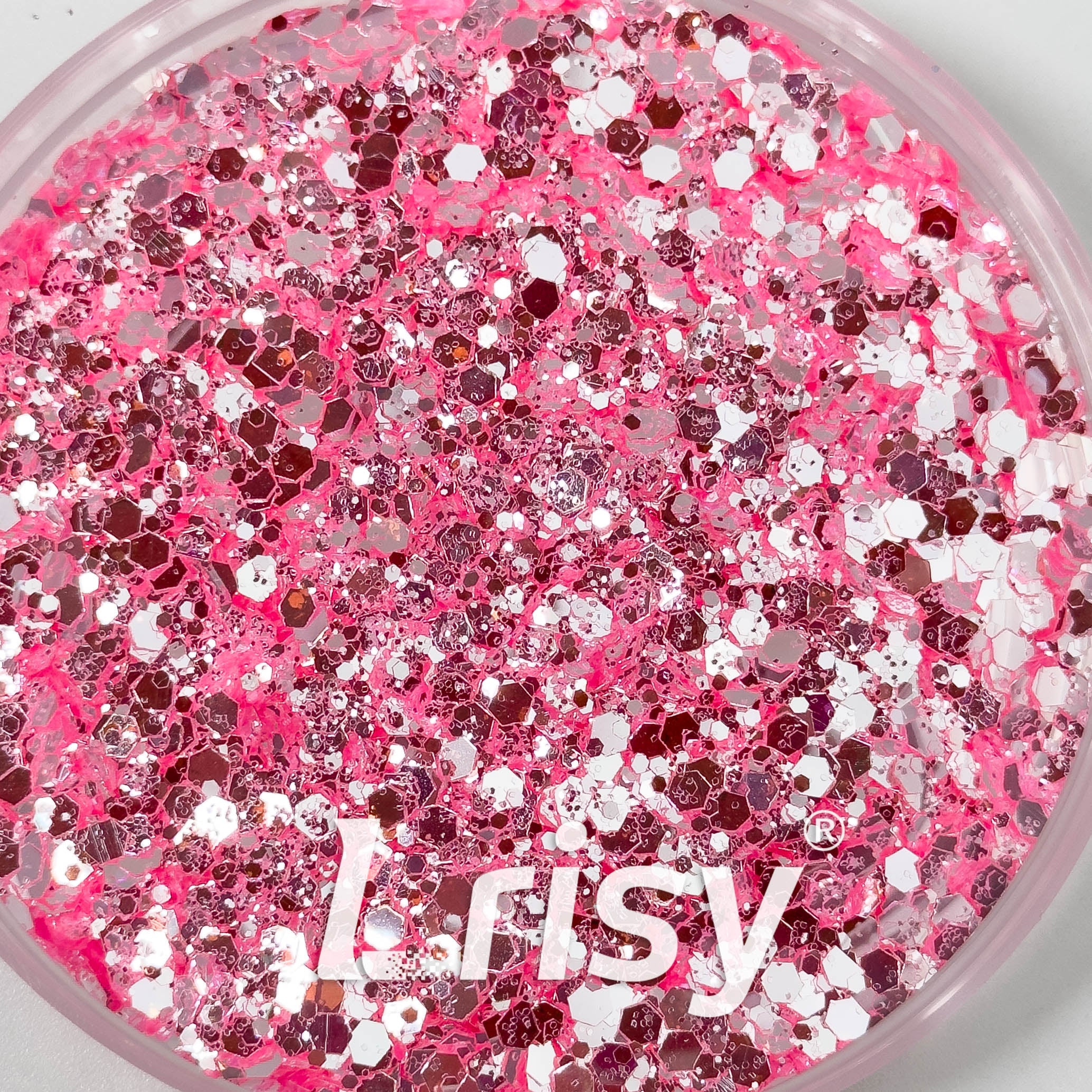 General Mixed High Brightness Red Glitter 8001