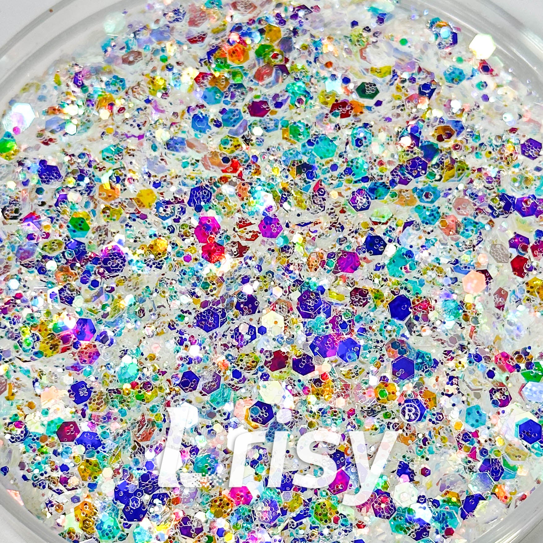 High Brightness Iridescent Chunky Glitter MIX093