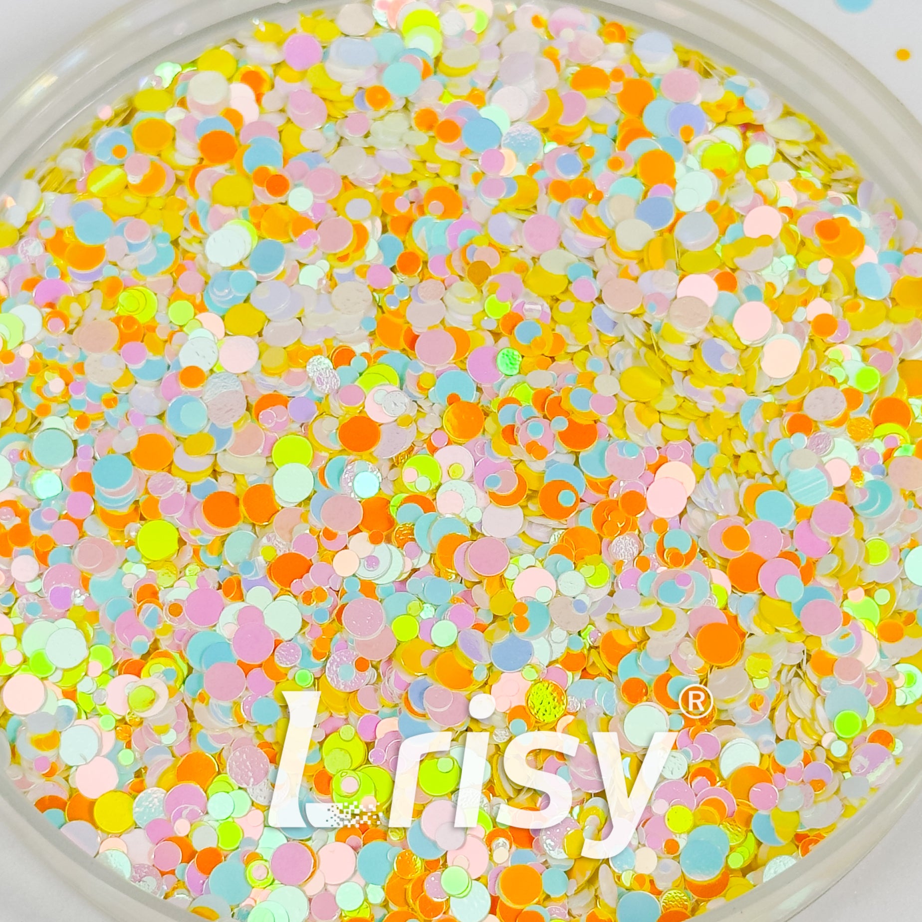 1/2/3MM Round Shaped Custom Mixed Glitter MIXR-13