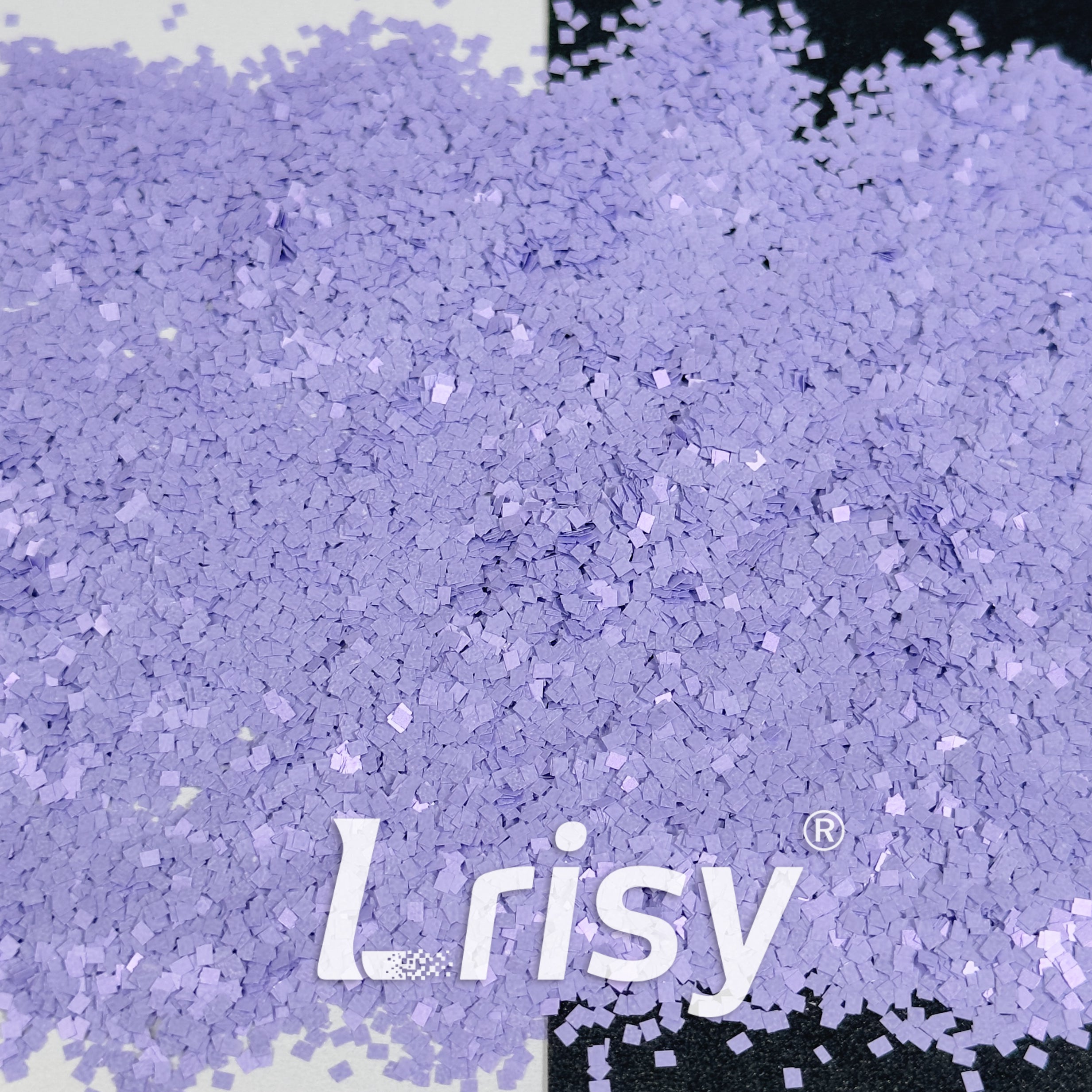Solvent Resistance Macaron Light Purple Matte Square Shaped Glitter FC-SJ025