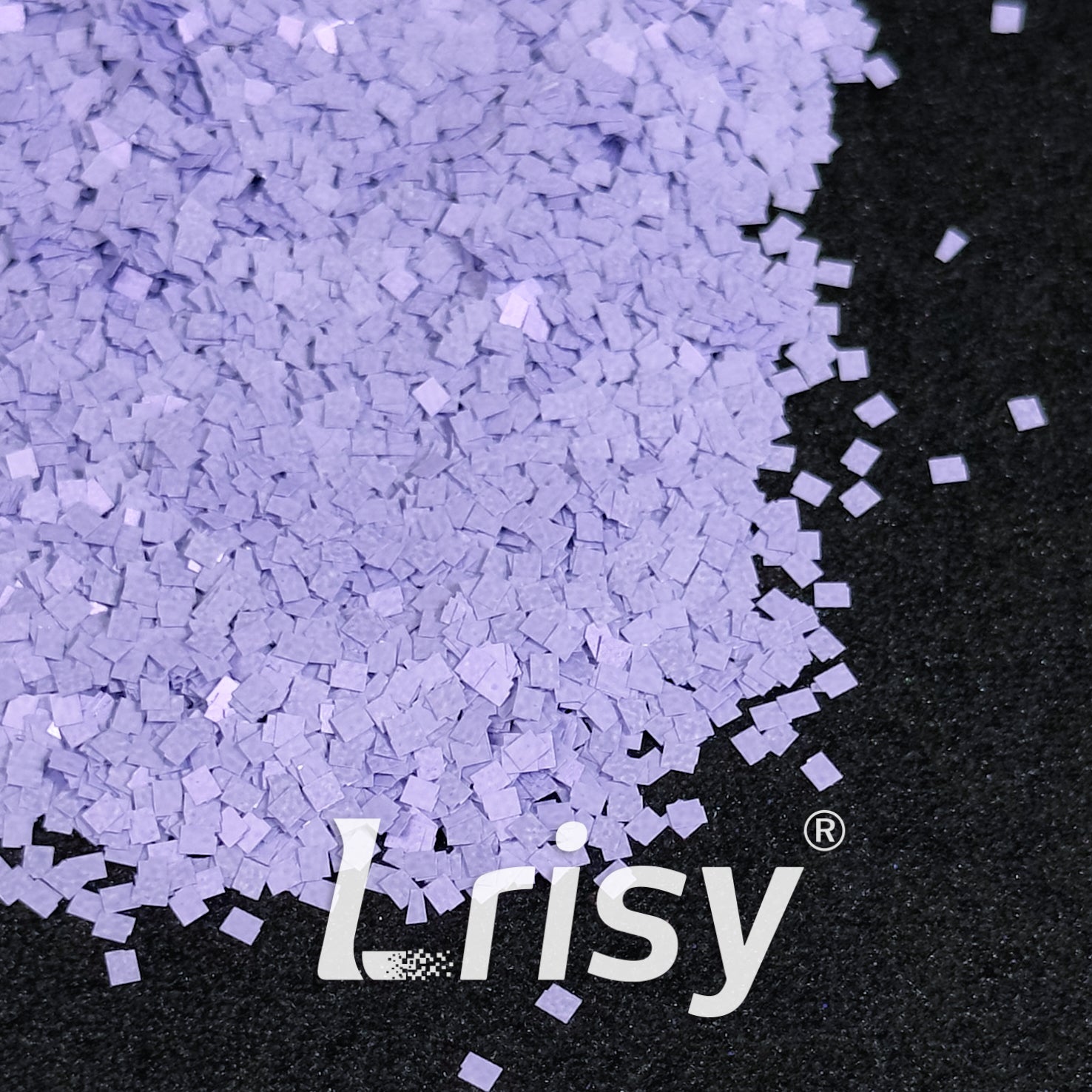 Solvent Resistance Macaron Light Purple Matte Square Shaped Glitter FC-SJ025
