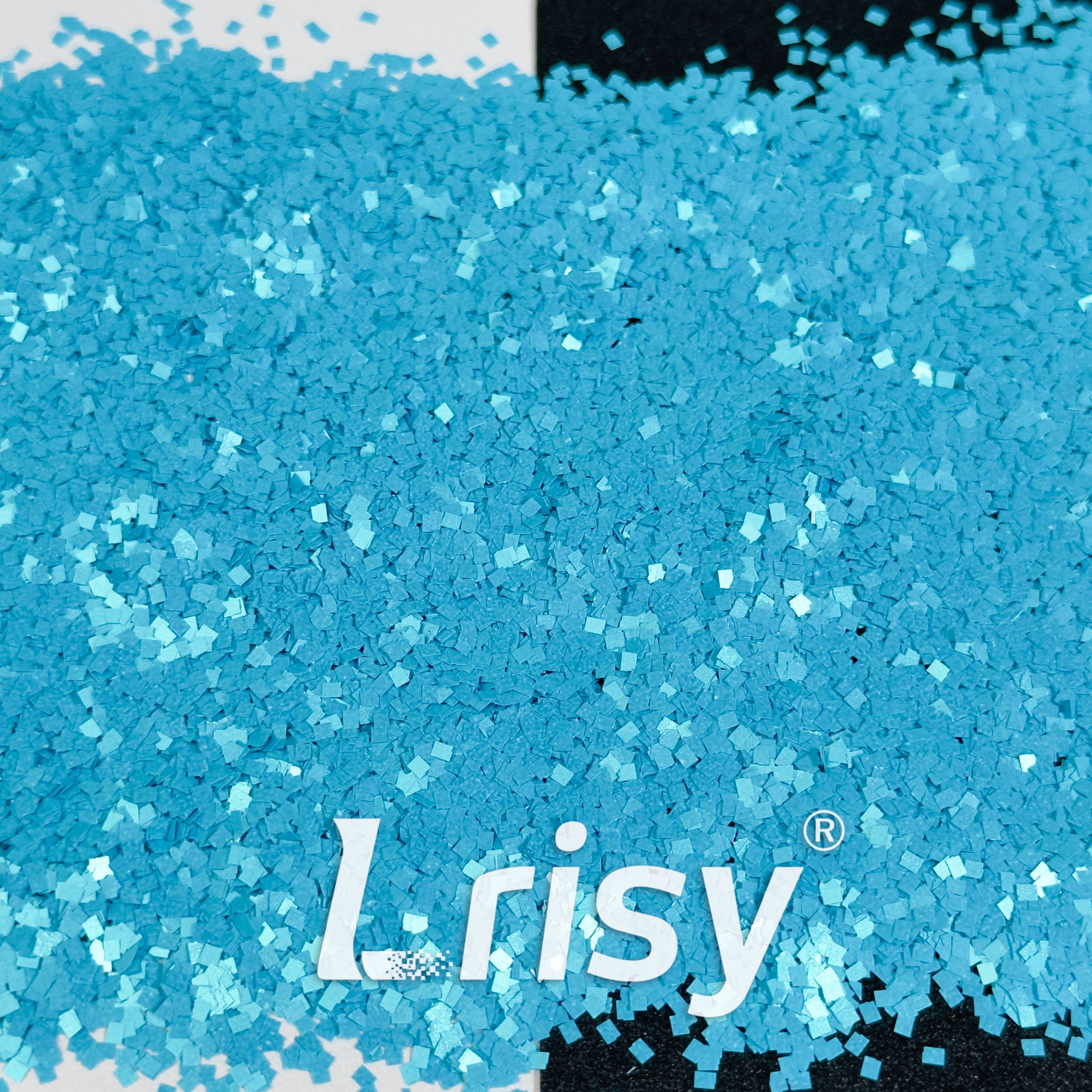 Solvent Resistance Macaron Light Blue Matte Square Shaped Glitter FC-SJ027