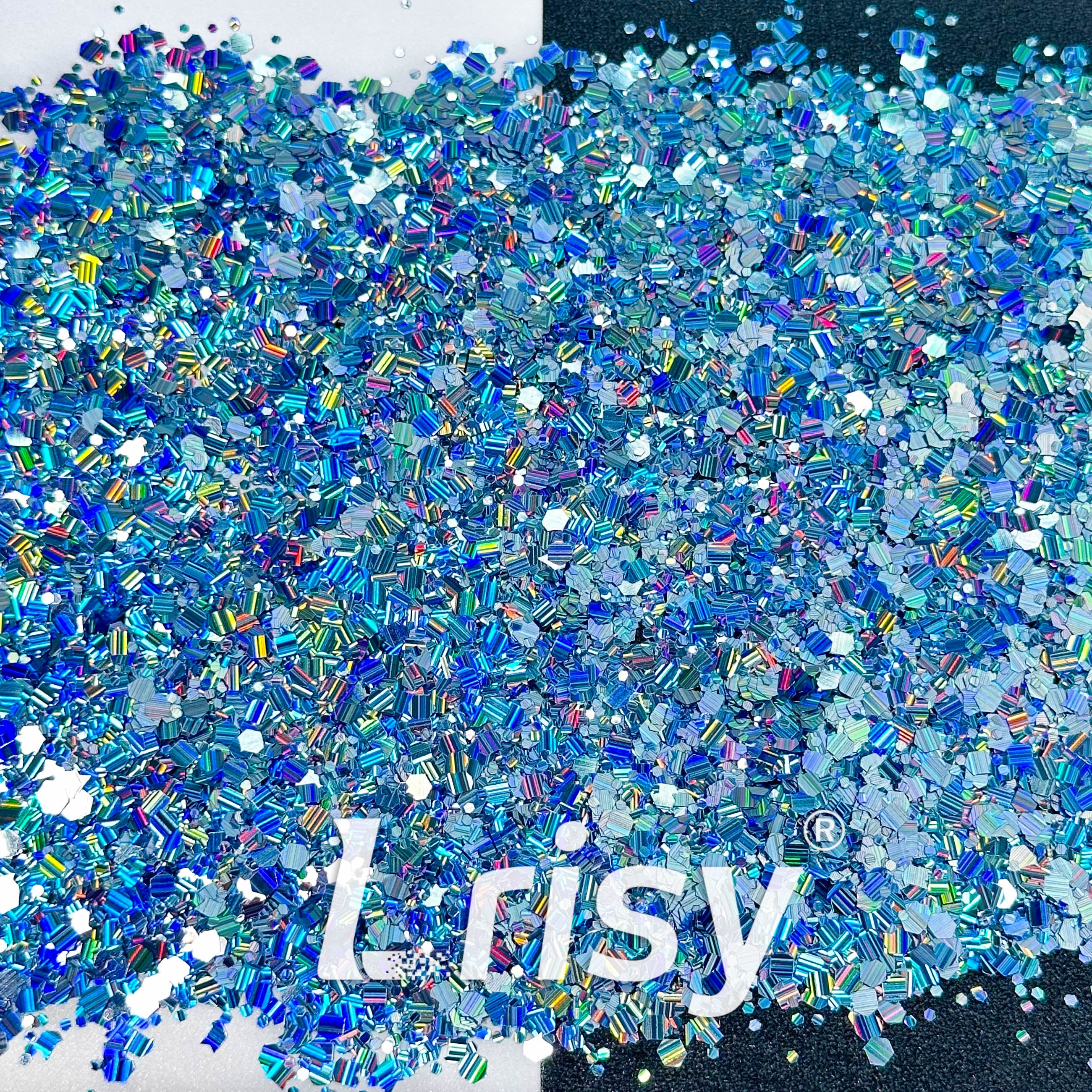 Holographic Blue Chunky Glitter DY4208