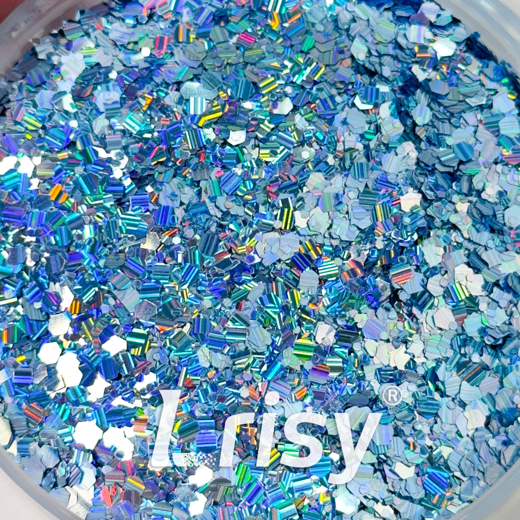 Holographic Blue Chunky Glitter DY4208