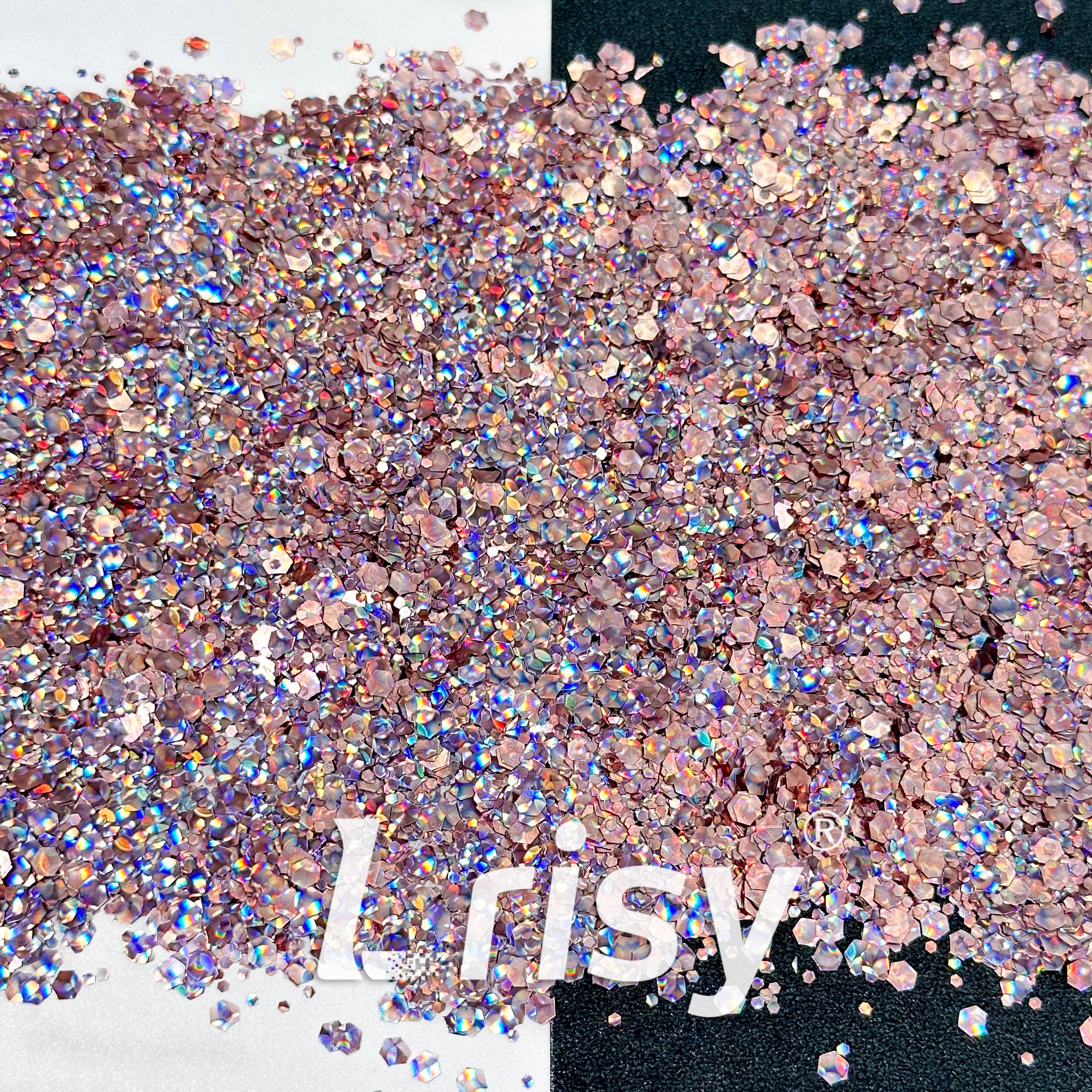 Cat Eye Pink Chunky Glitter HX4304