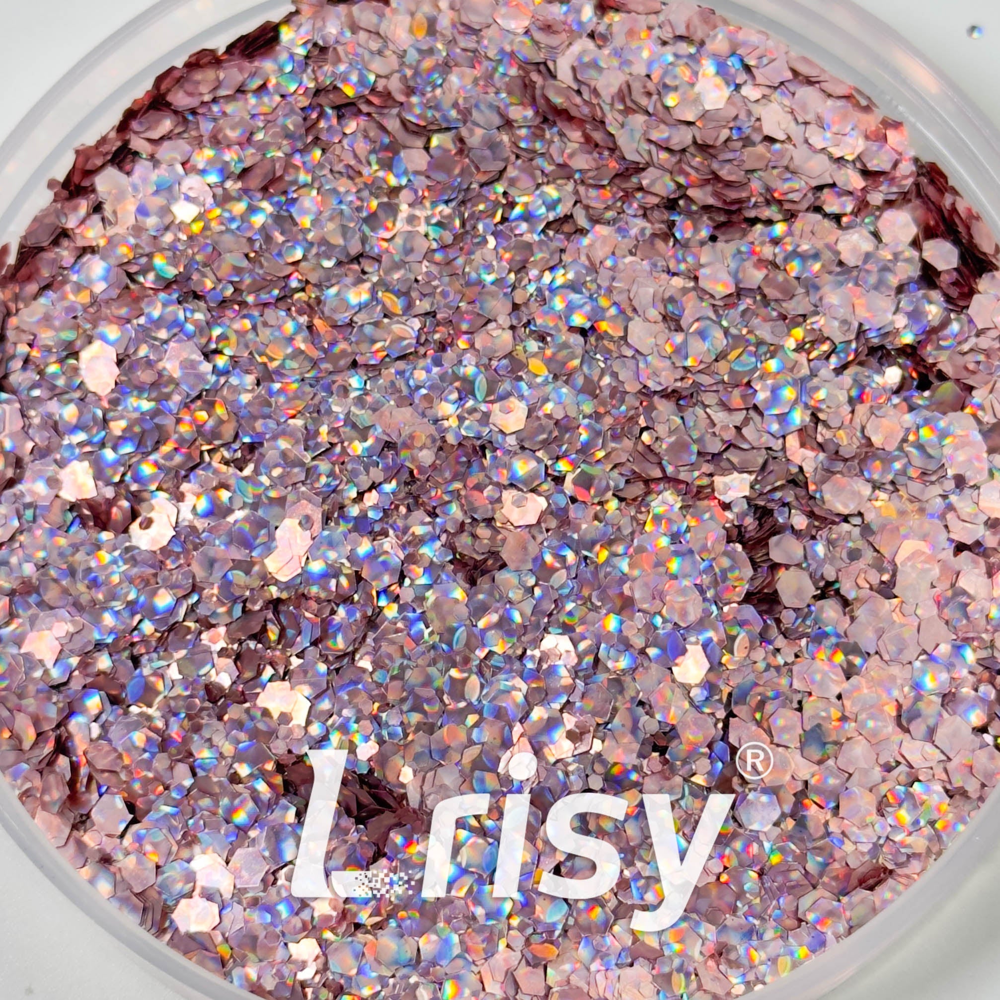 Cat Eye Pink Chunky Glitter HX4304