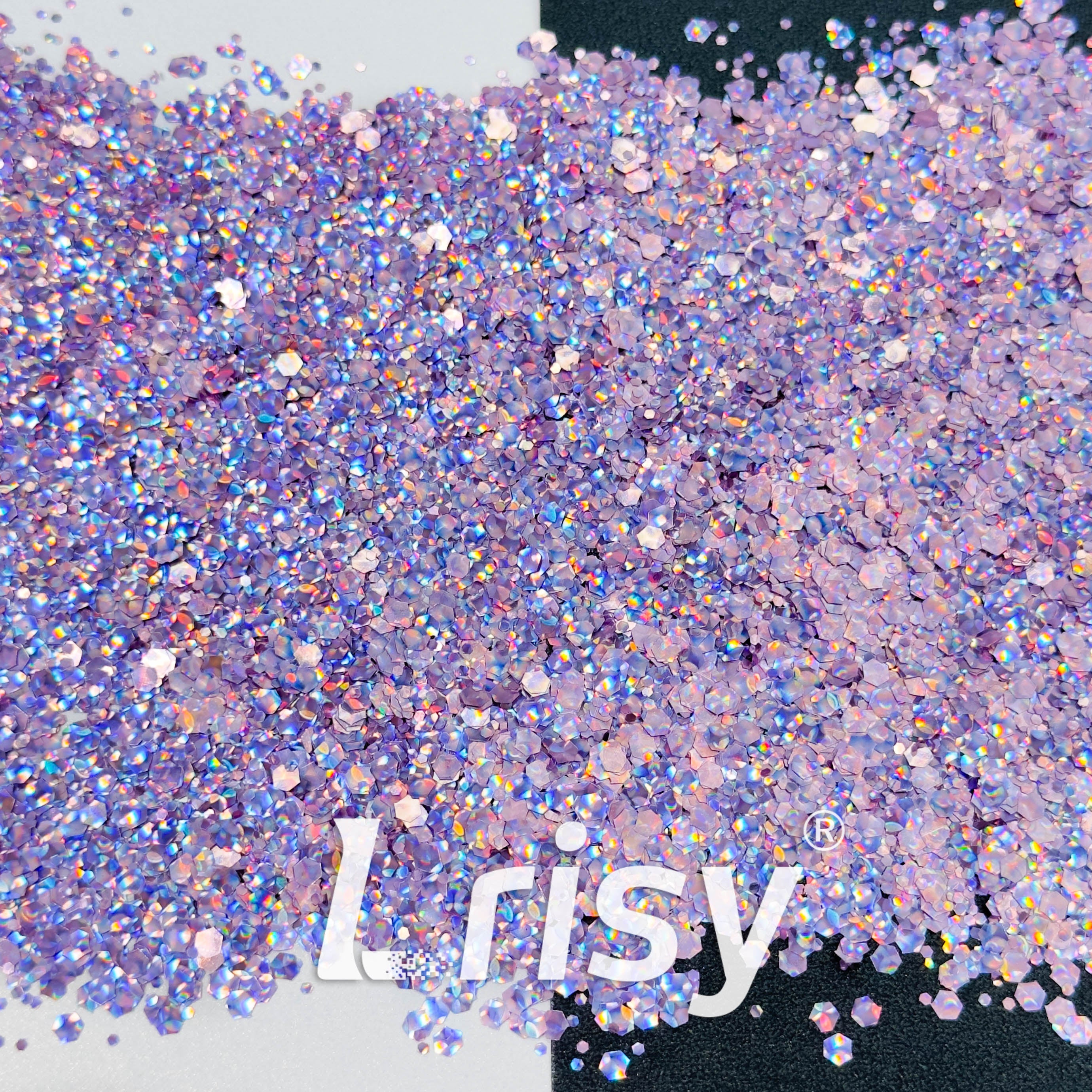 Cat Eye Purple Chunky Glitter HX4305