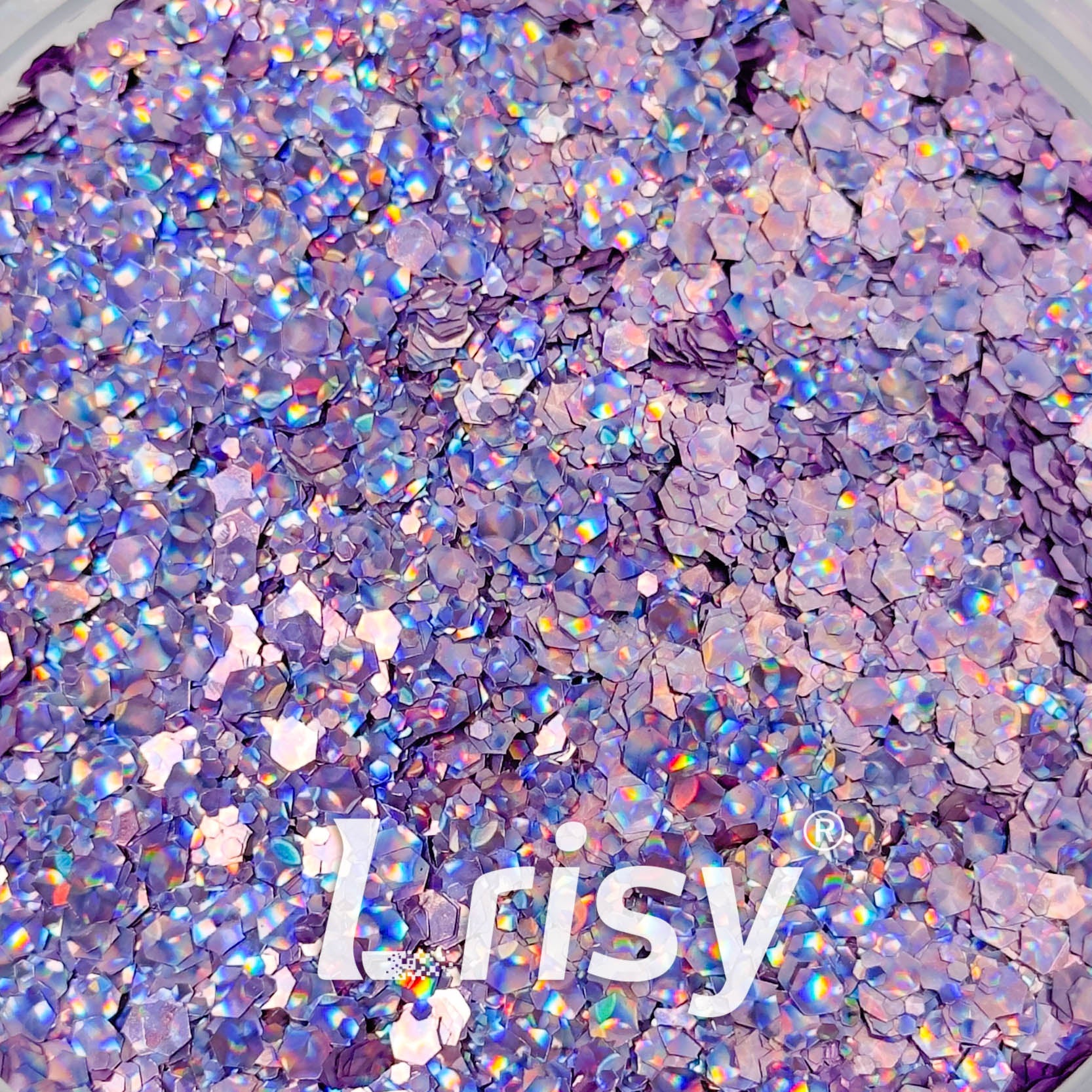 Cat Eye Purple Chunky Glitter HX4305