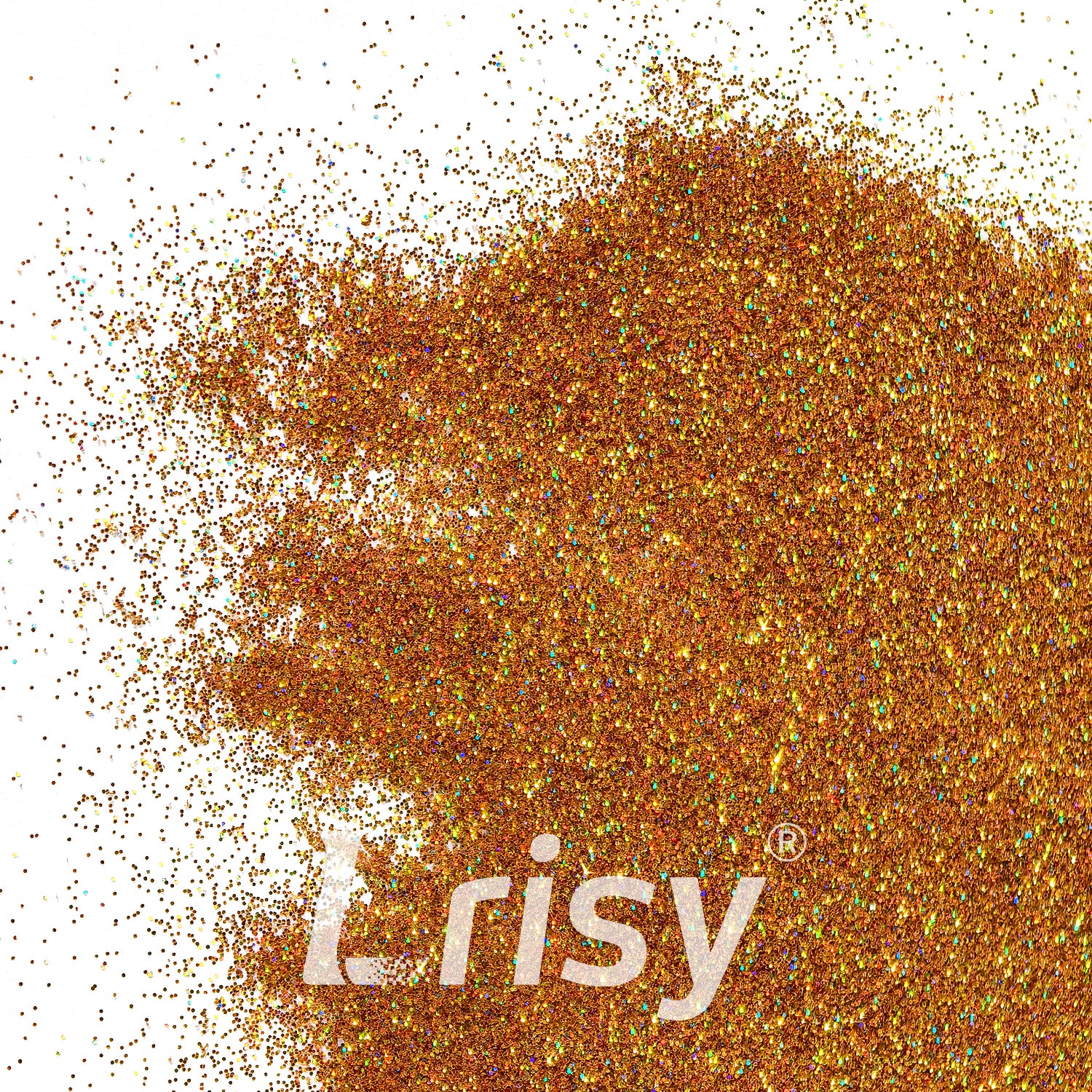 0.2mm Holographic Sand Gold Hexagon Glitter LB0200A