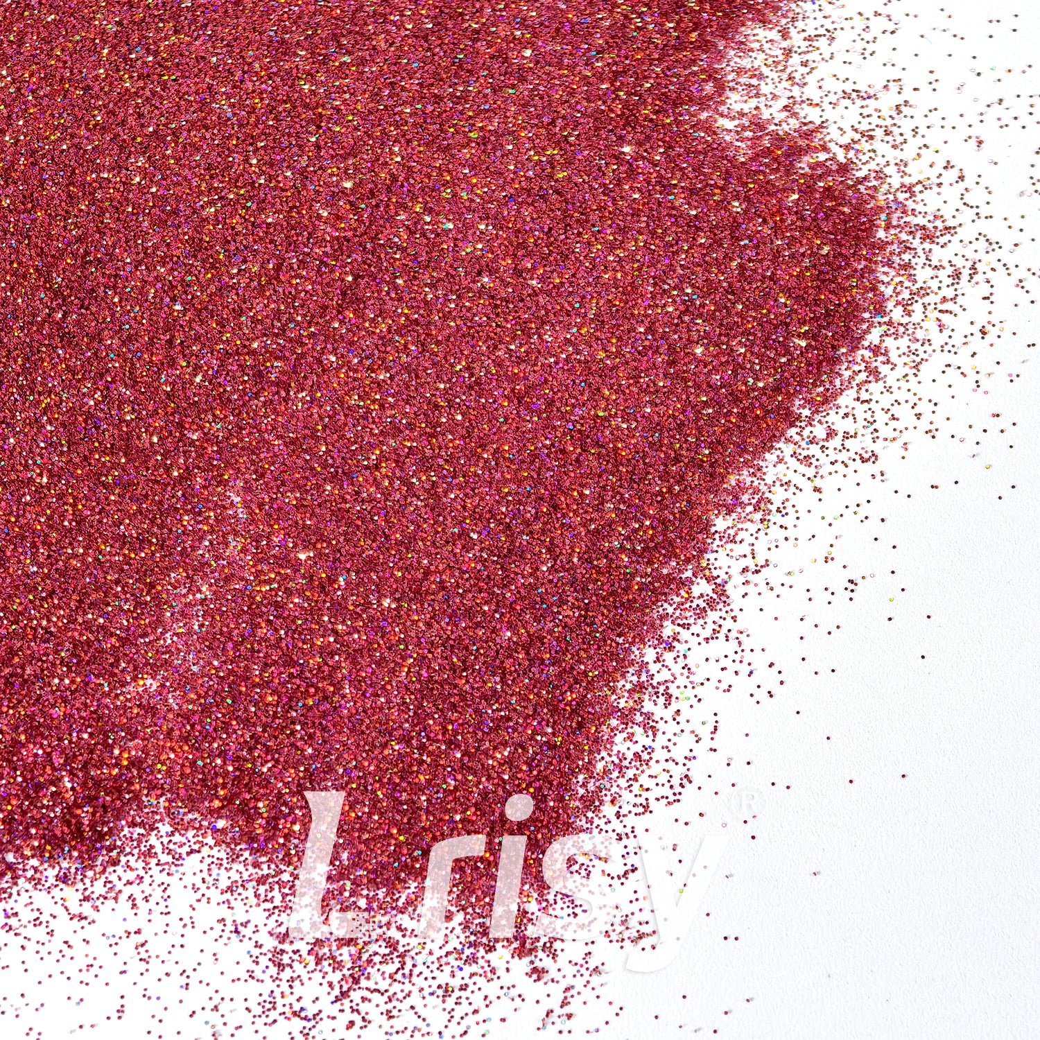 0.2mm Holographic Deep Rose Pink Hexagon Glitter LB0911A