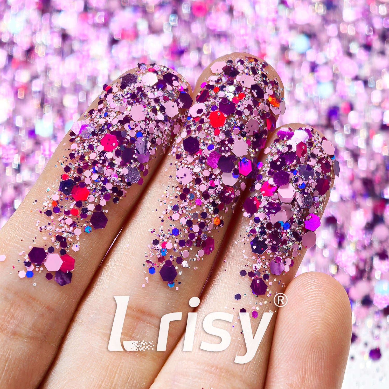 Pink Purple Phantom Custom Mixed Glitter LXT003