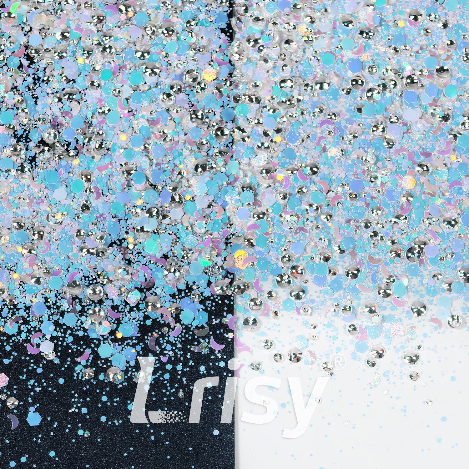 Pale Moonshine Custom Mixed Glitter LXT023