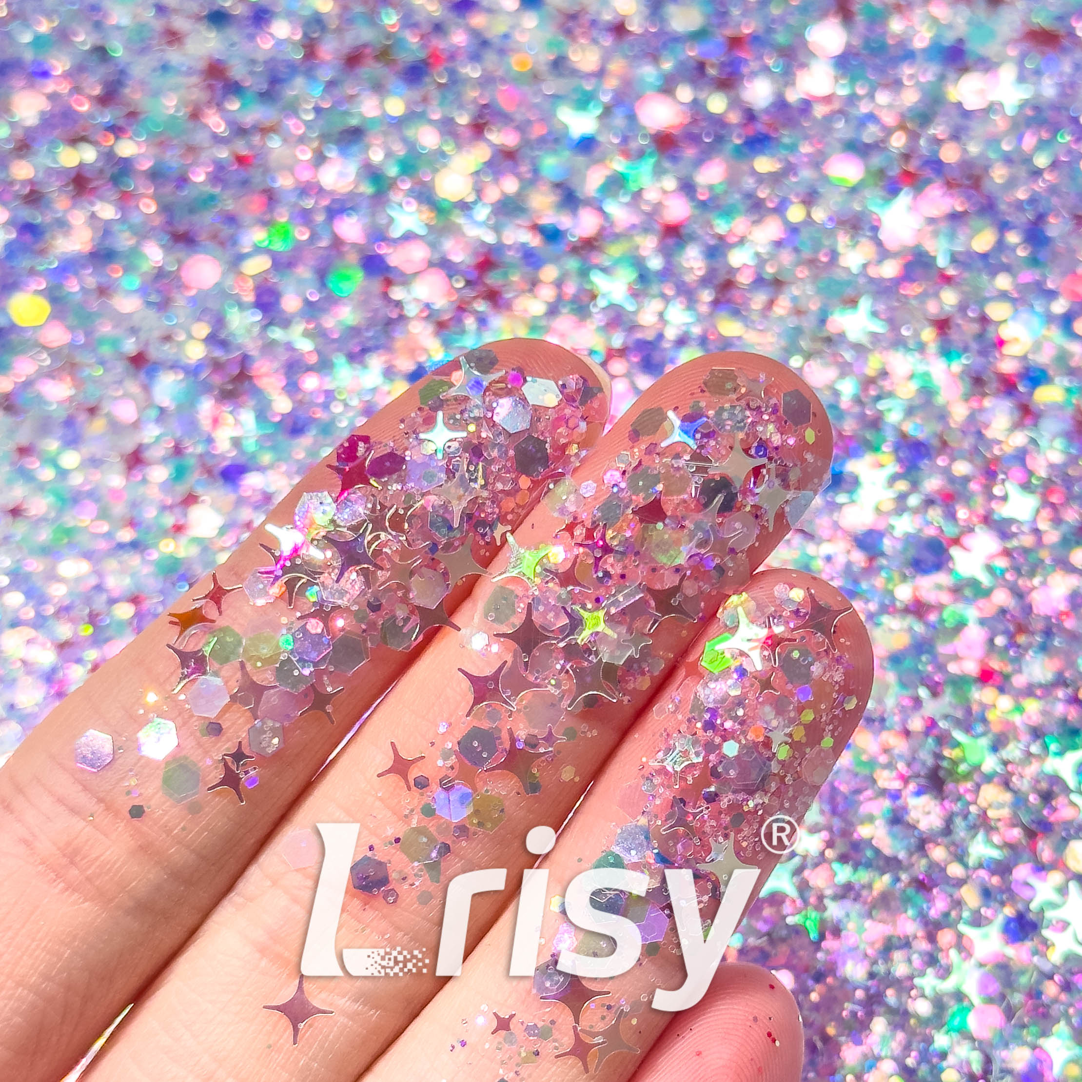 Light Phantom Custom Mixed Glitter WAL622 (By michellessparklingcreations)