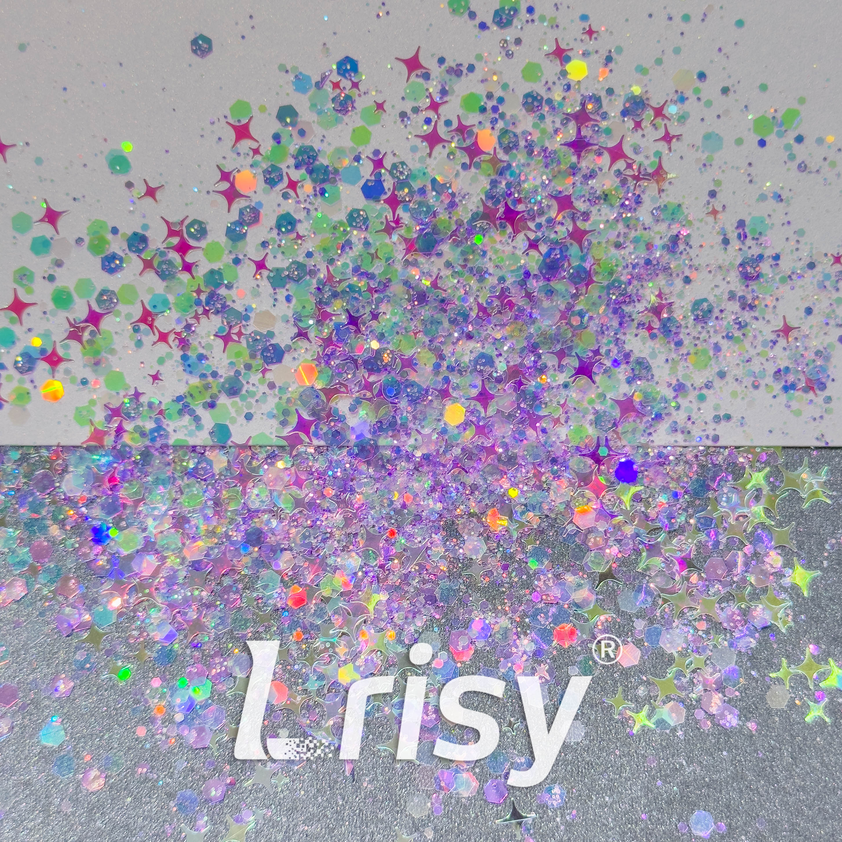 Light Phantom Custom Mixed Glitter WAL622 (By michellessparklingcreations)