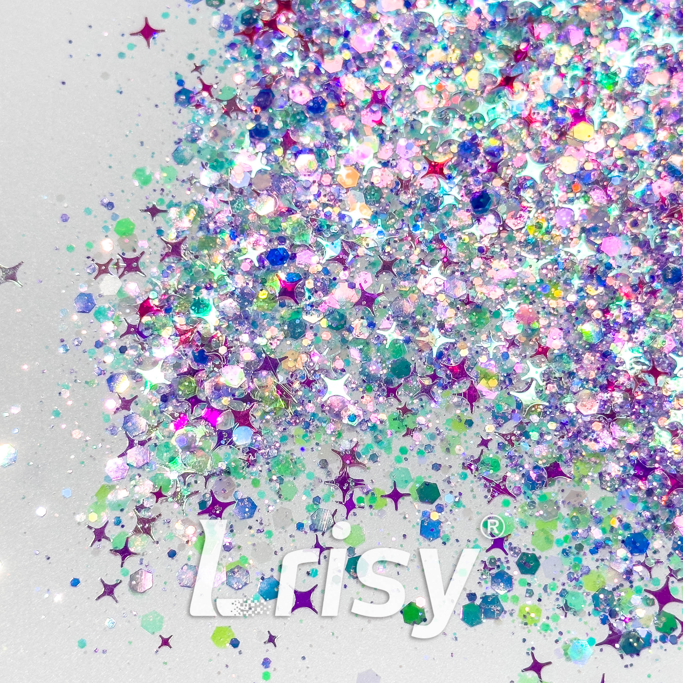 Light Phantom Custom Mixed Glitter WAL622 (By michellessparklingcreations)