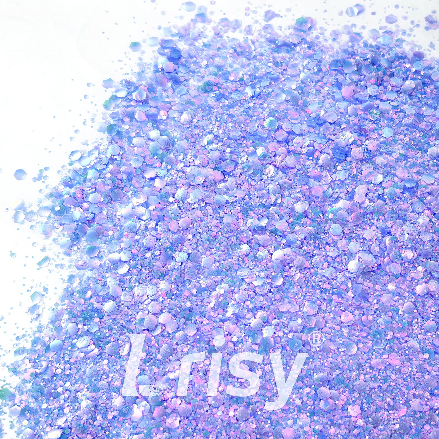 General Mixed Translucent Iridescent Purple Glitter MH800