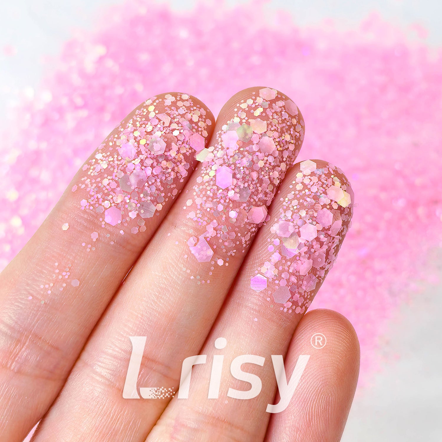 General Mixed Translucent Iridescent Pink Glitter MH900