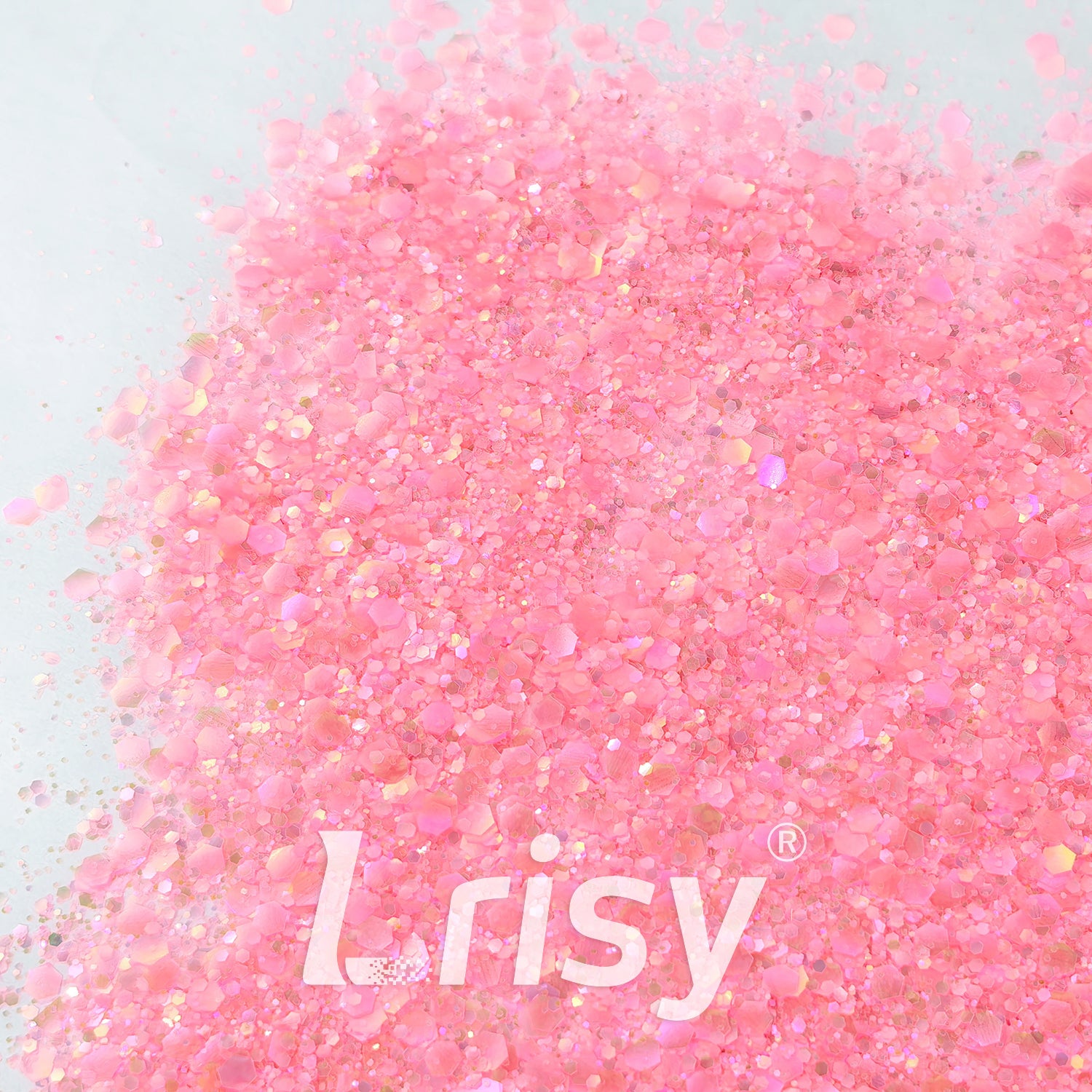 General Mixed Translucent Iridescent Orange Pink Glitter MH900A